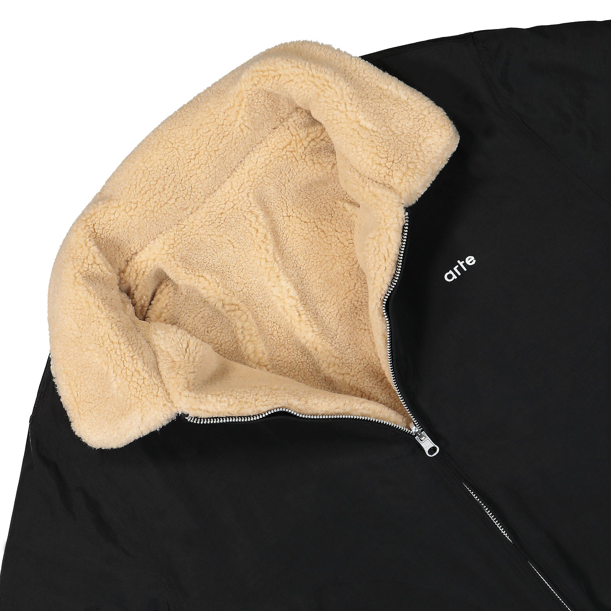 Arte Antwerp Jake Reversible Jacket Black Jackets Close-up | Overkill