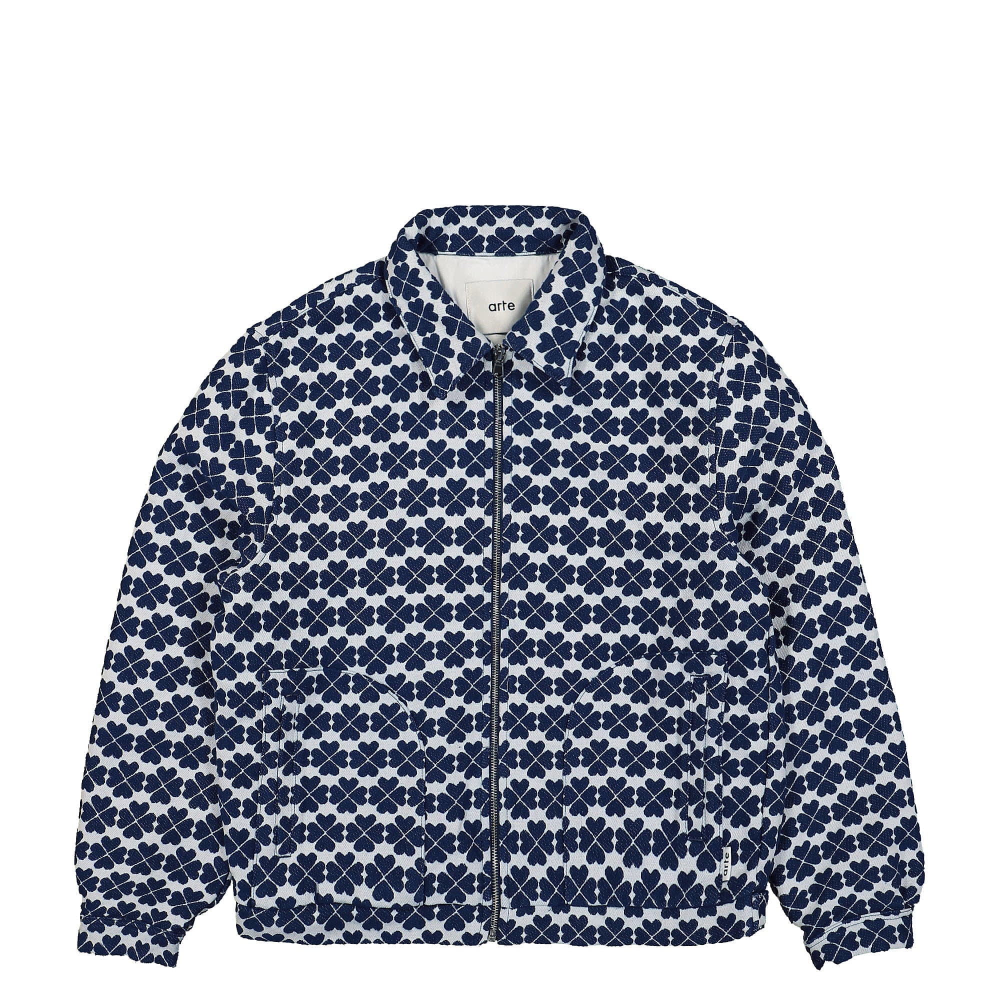 Arte Antwerp Jean Trevo Allover Jacket Blue Jackets AW22-049J | Overkill