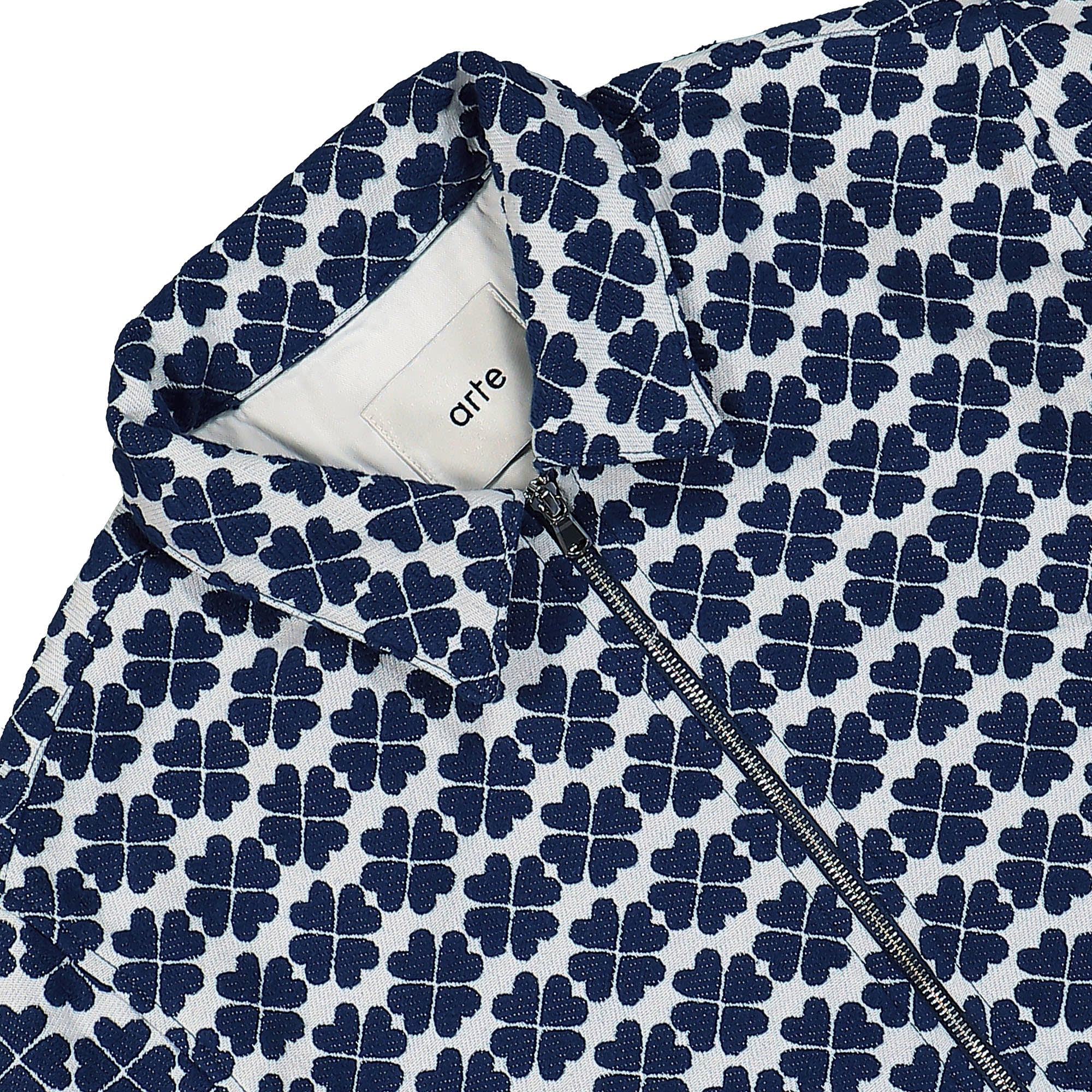 Arte Antwerp Jean Trevo Allover Jacket Blue Jackets Detailfoto | Overkill
