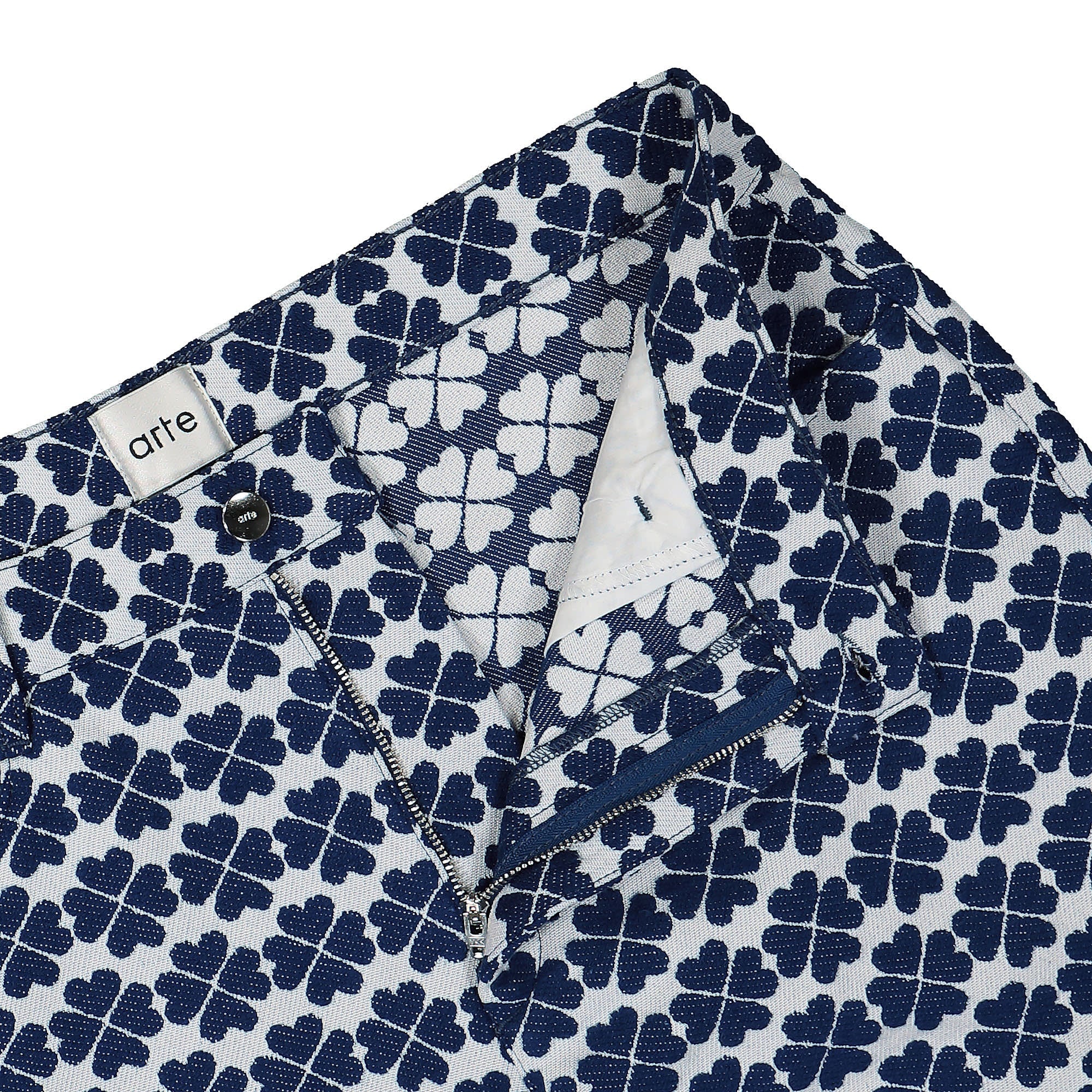 Arte Antwerp Jean Trevo Allover Pants Blue Jeans Detailfoto | Overkill