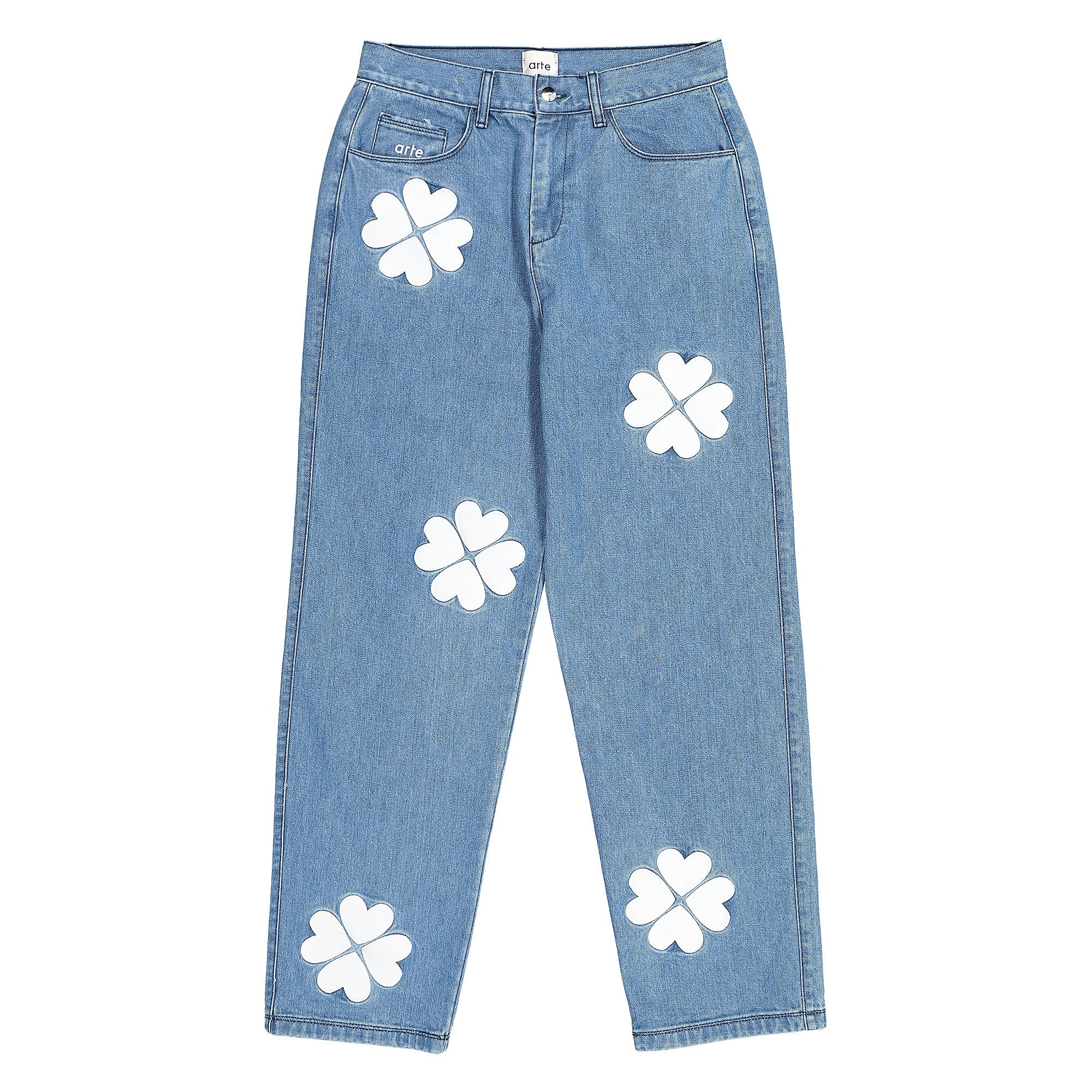 Arte Antwerp Parker Trevo Pant Beach Blue Sweat & Track Pants AW22-055P | Overkill