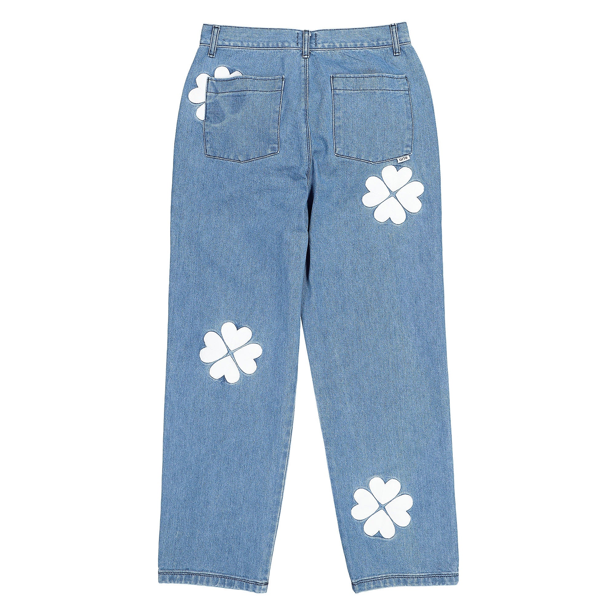 Arte Antwerp Parker Trevo Pant Beach Blue Sweat & Track Pants Material | Overkill