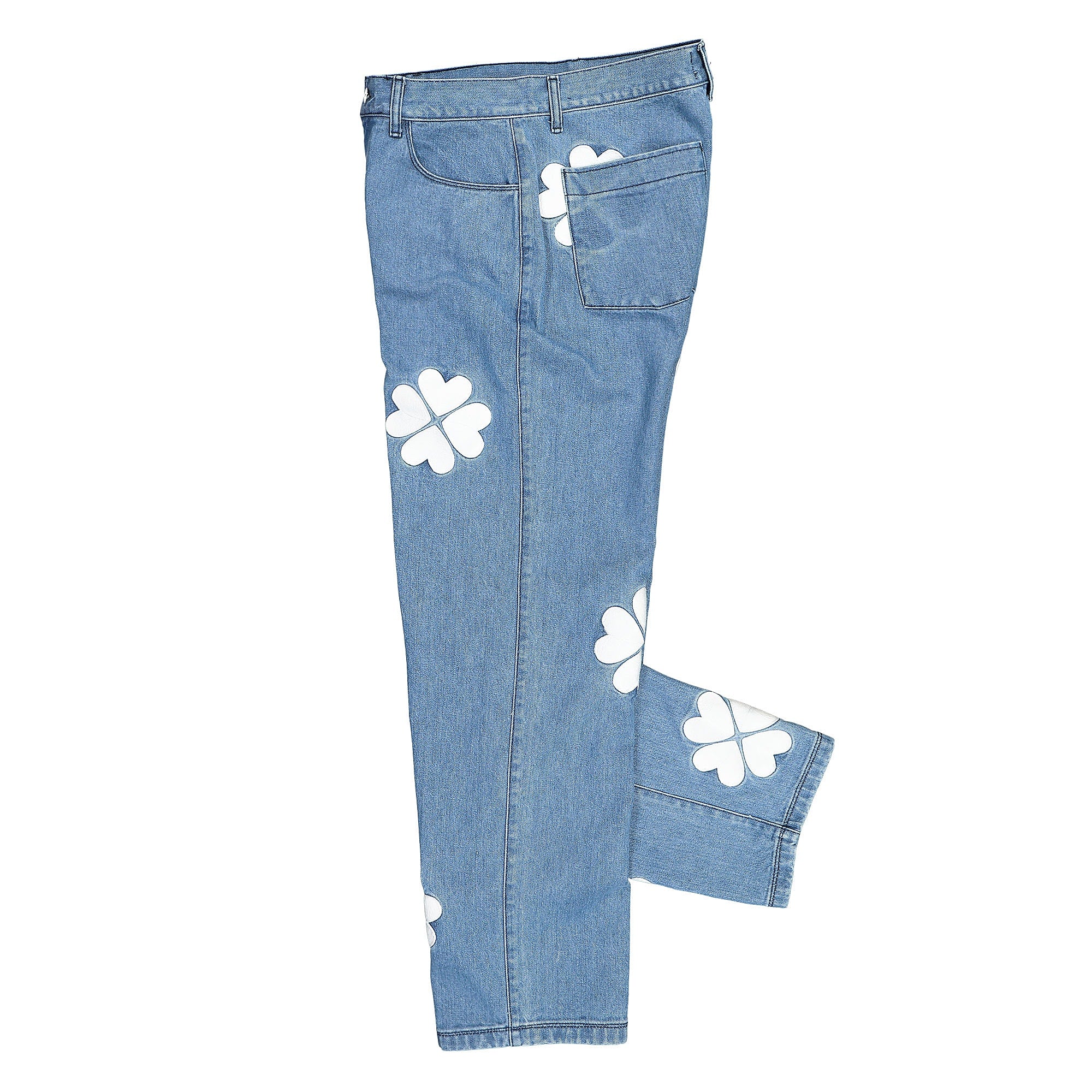 Arte Antwerp Parker Trevo Pant Beach Blue Sweat & Track Pants Close-up | Overkill