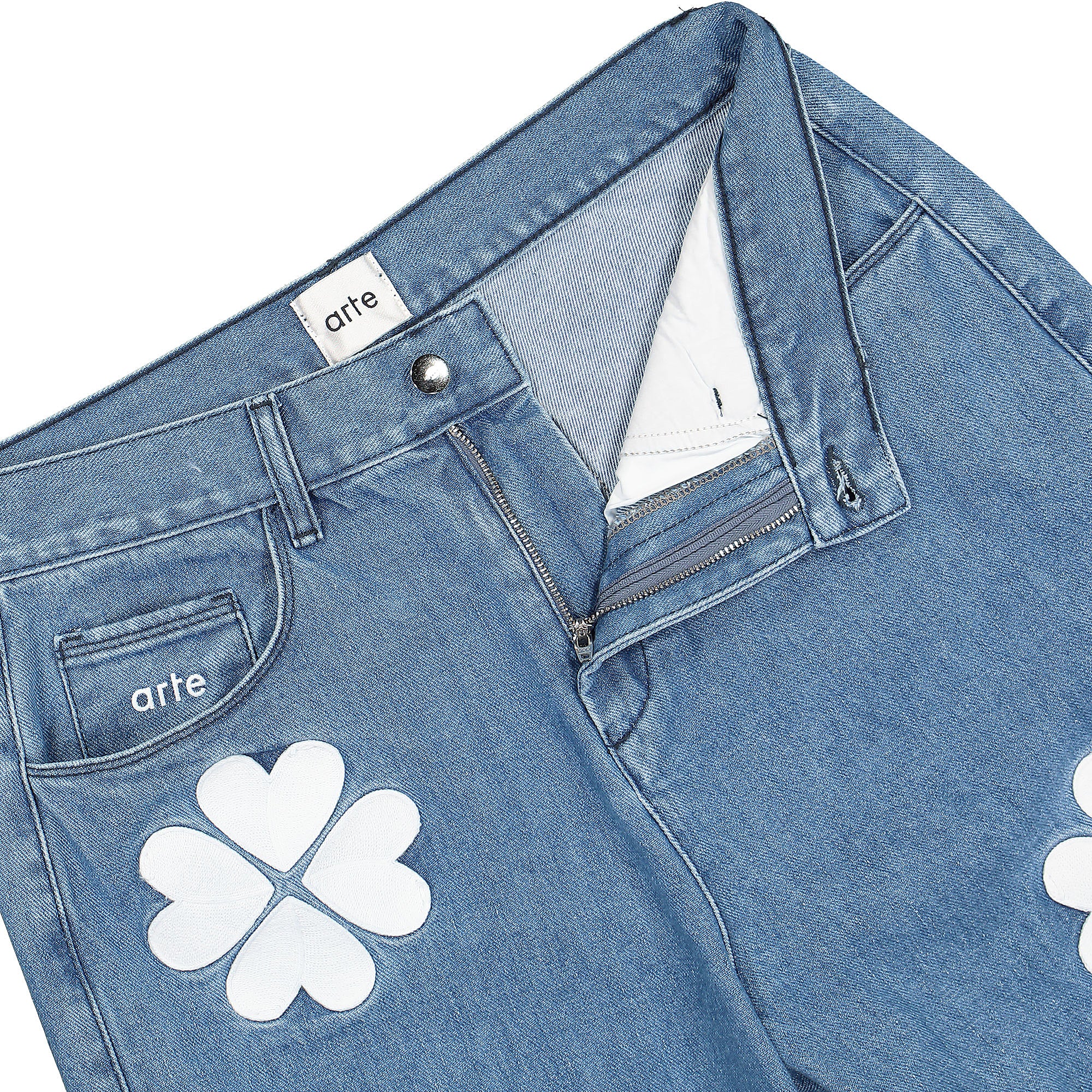 Arte Antwerp Parker Trevo Pant Beach Blue Sweat & Track Pants Detailfoto | Overkill