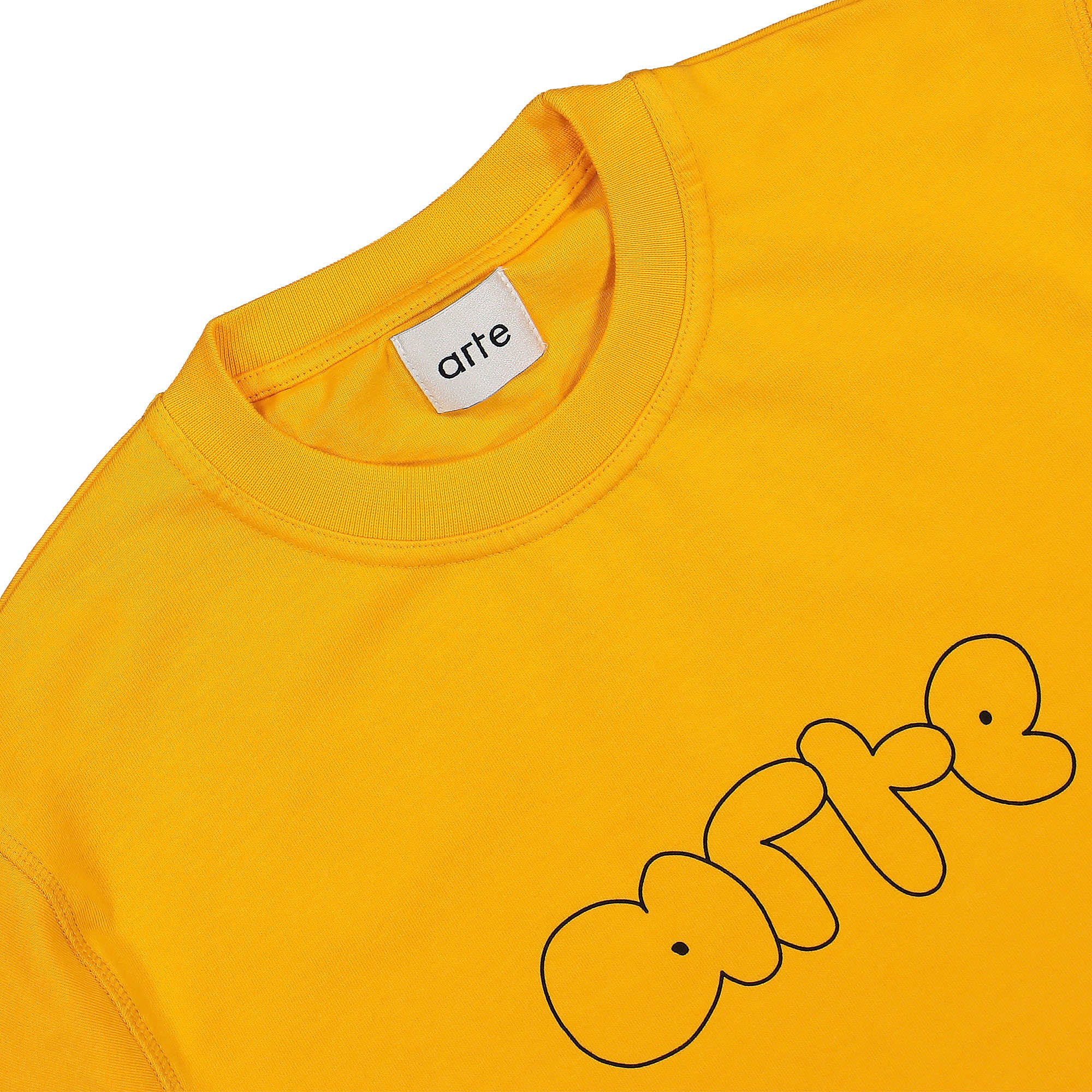 Arte Antwerp Turner Arre Logo T-Shirt Yellow T-Shirts Close-up | Overkill