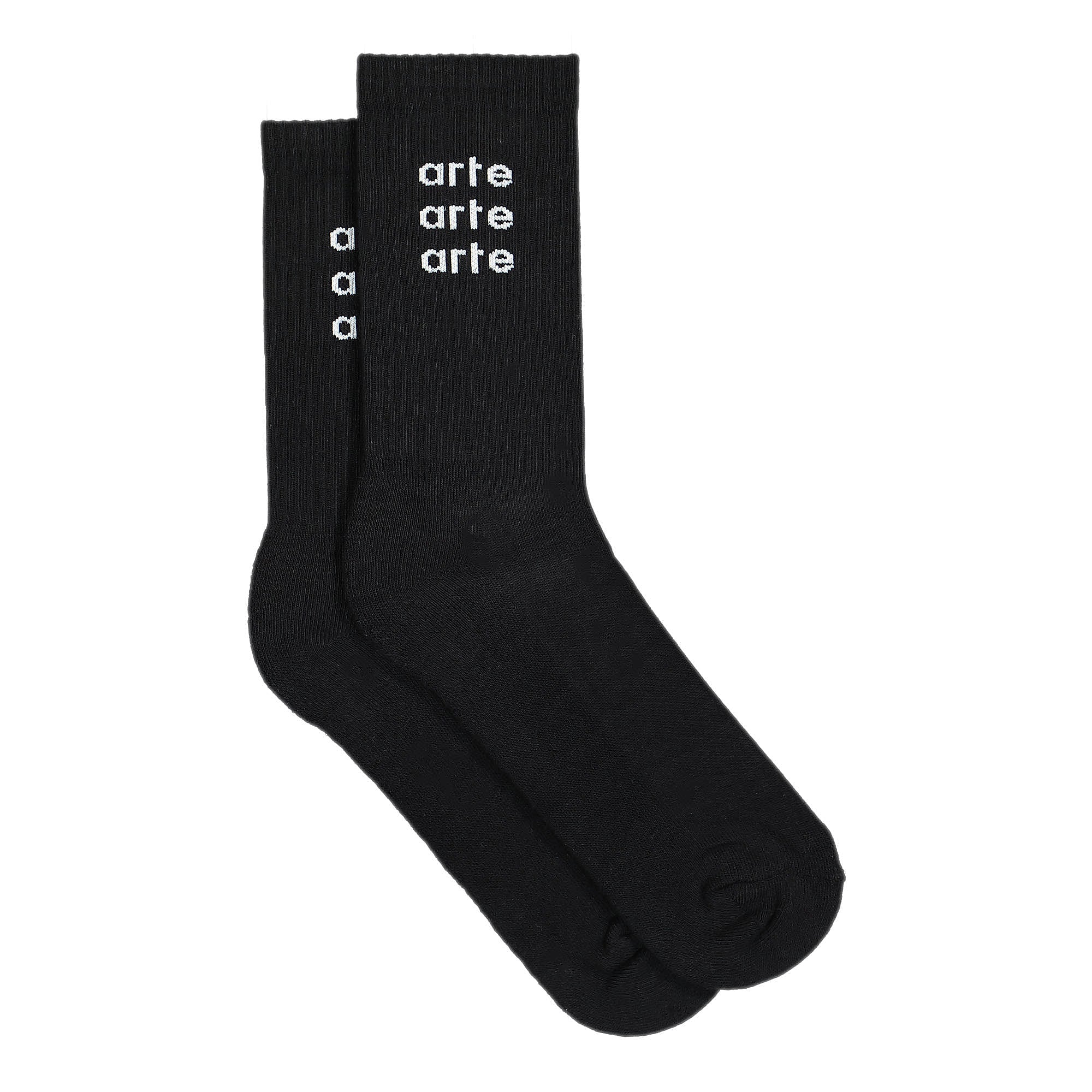 Arte Antwerp Paly Triple Logo Socks Black Socks Material | Overkill