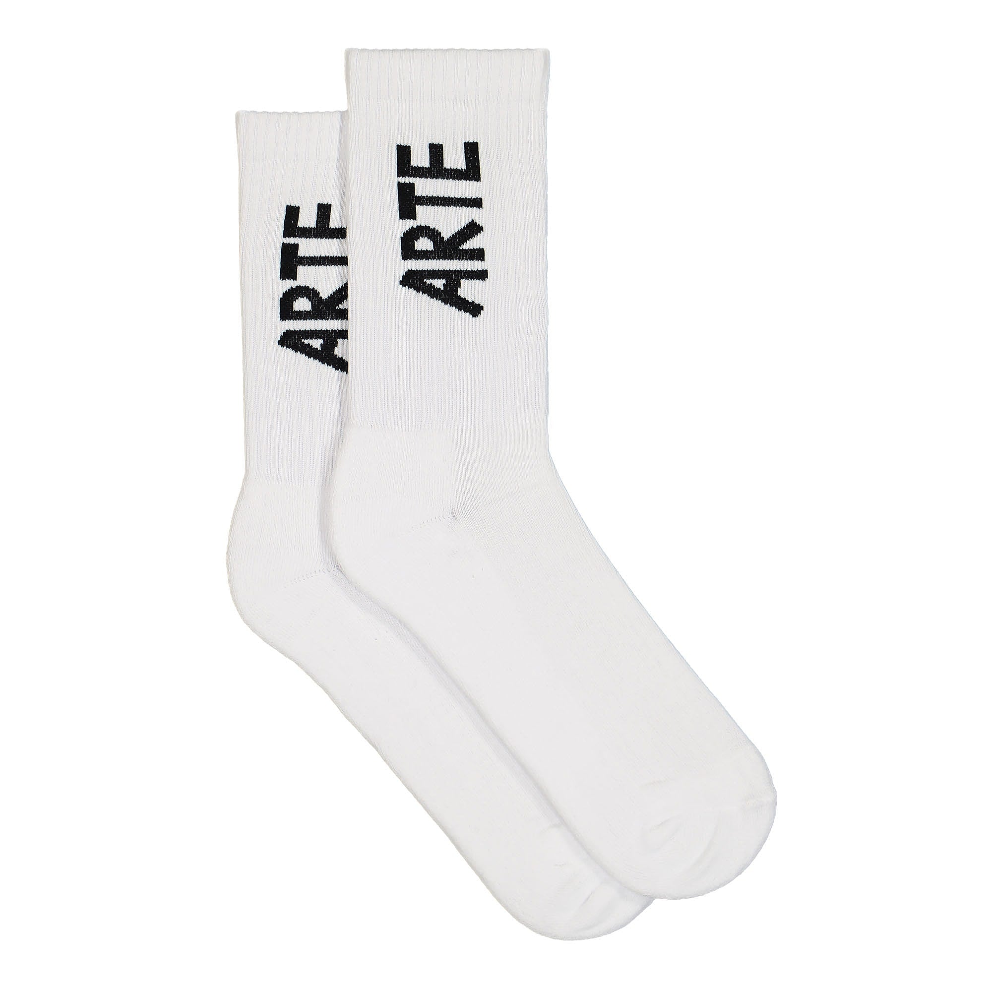 Arte Antwerp Paly Logo Vertical Socks White Socks Material | Overkill