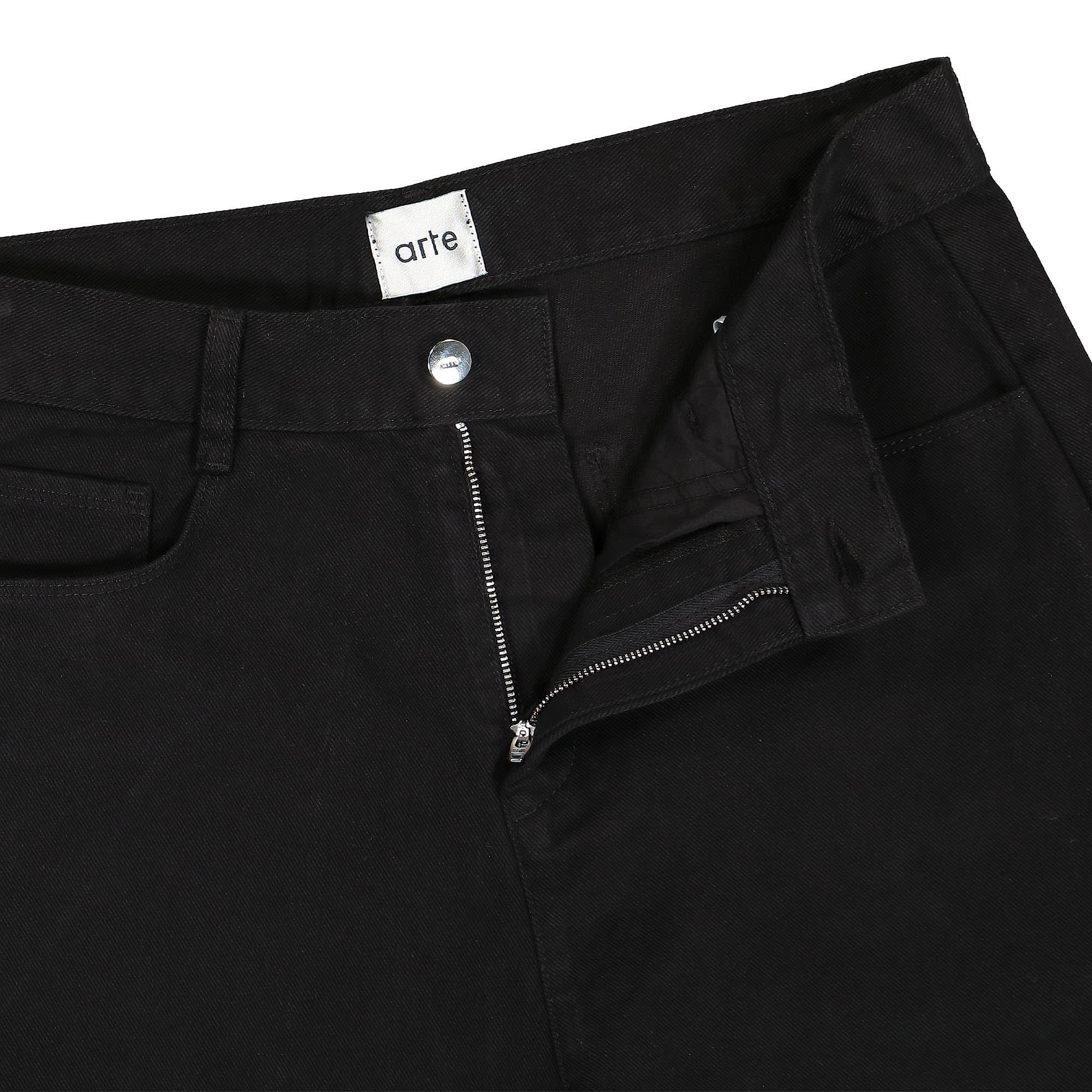 Arte Antwerp Porter Heart Pocket Pants Black Casual Pants Detailfoto | Overkill