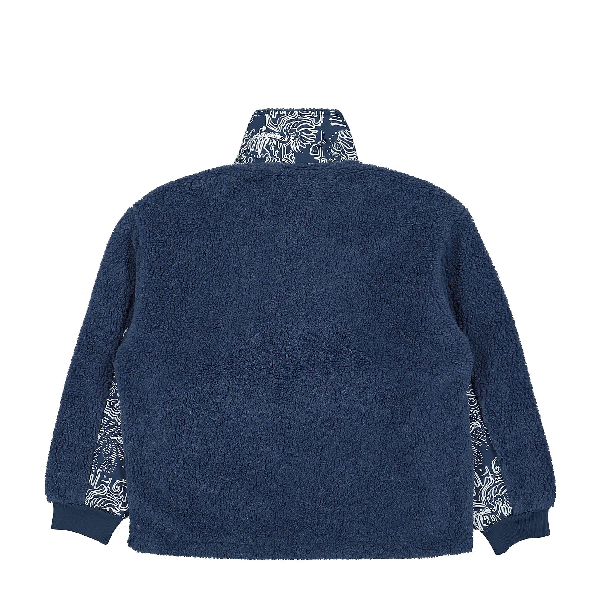 Li-Ning Quarter Fleece Sweat Blue Sweatshirts Material | Overkill