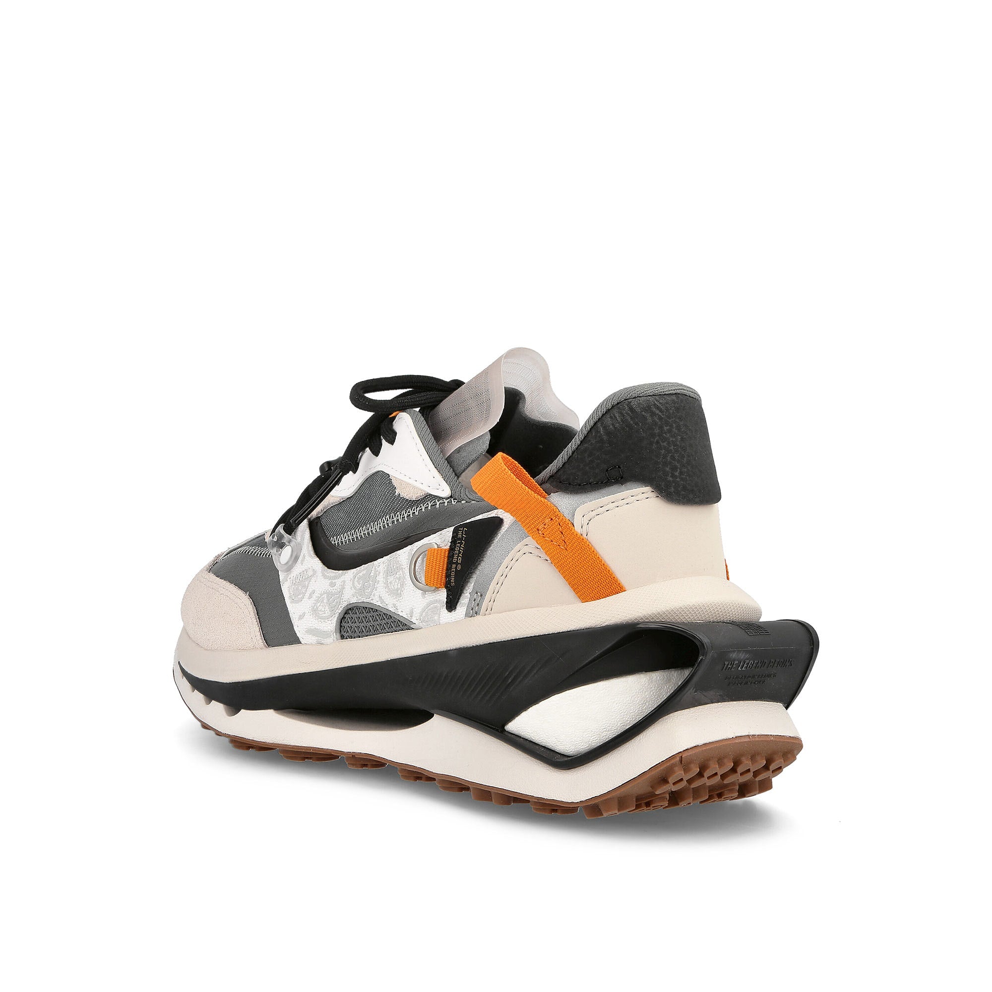 Li-Ning Cosmos Premium White Sand Sneakers Material | Overkill