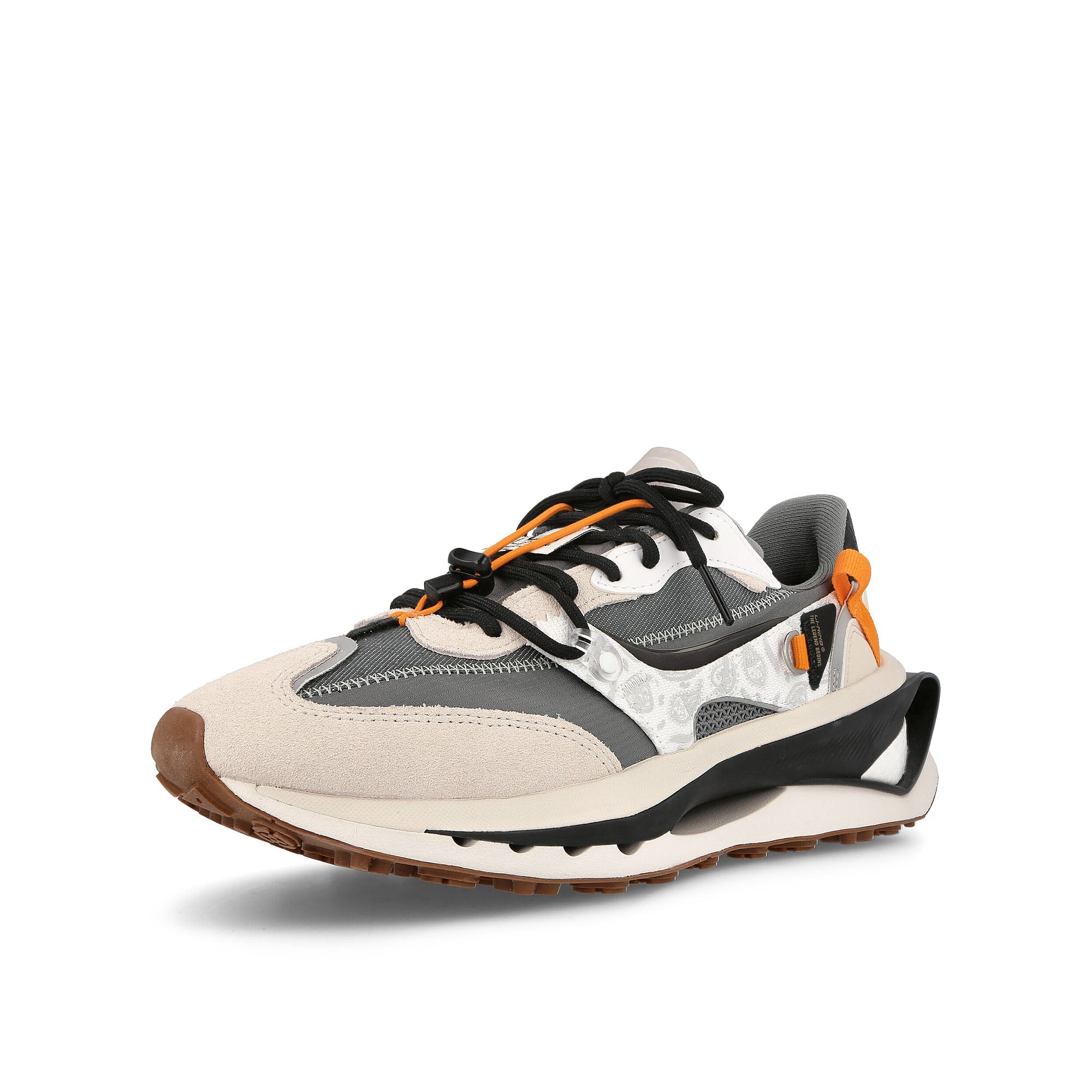 Li-Ning Cosmos Premium White Sand Sneakers Close Up | Overkill