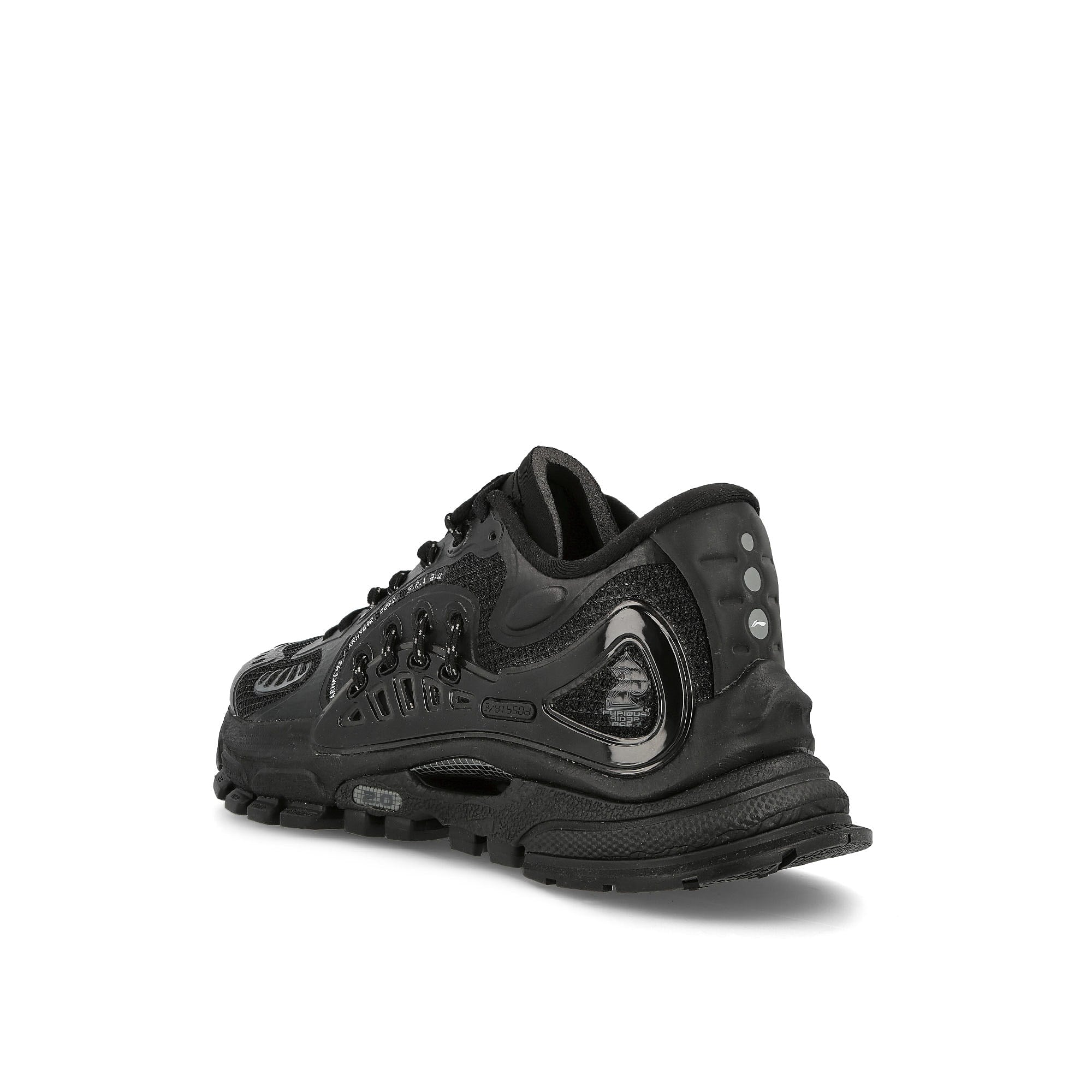 Li-Ning Furius Ride Black Low Top Sneakers Material | Overkill