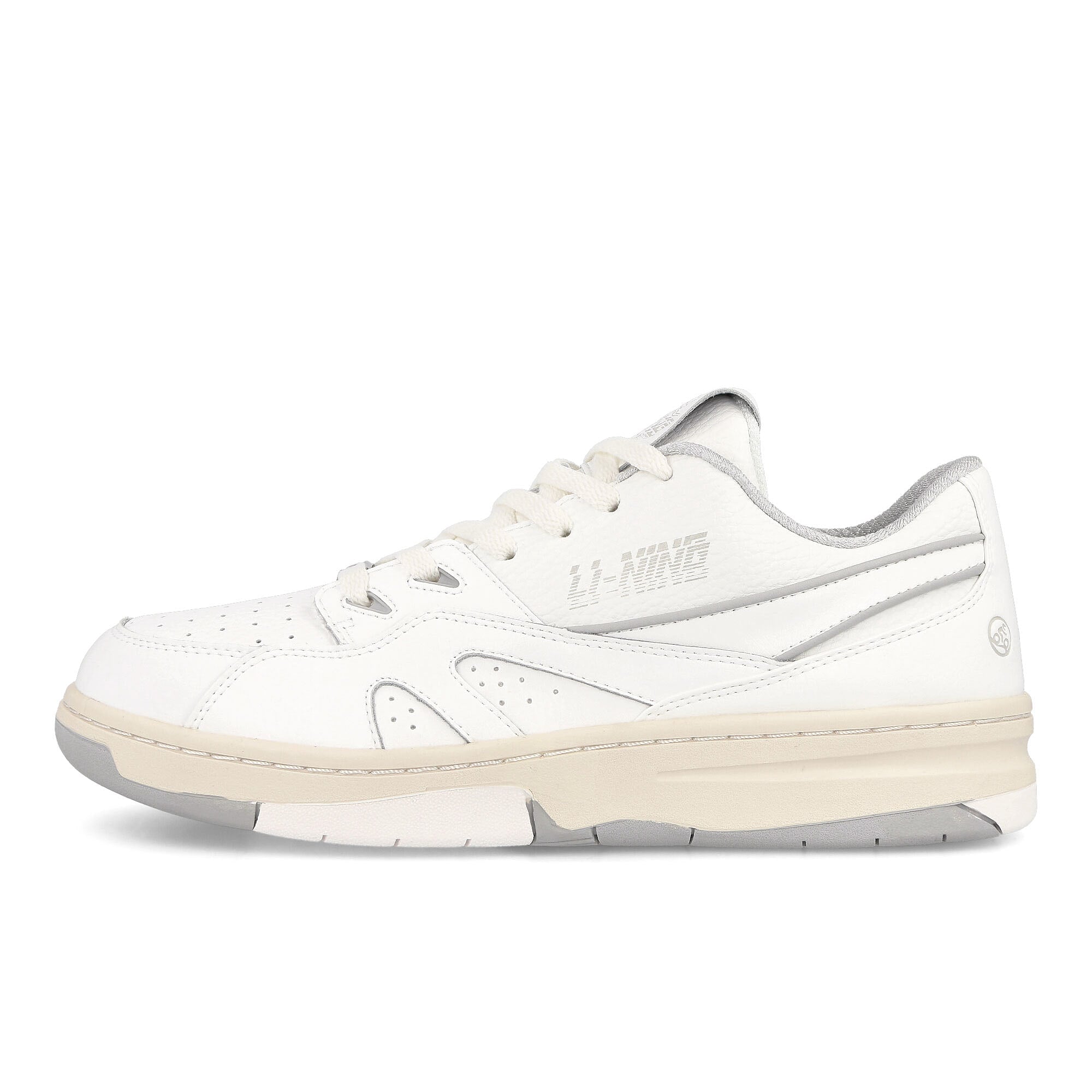 Li-Ning 937 Deluxe Low Bright White Low Top Sneakers AZGS045-1K | Overkill