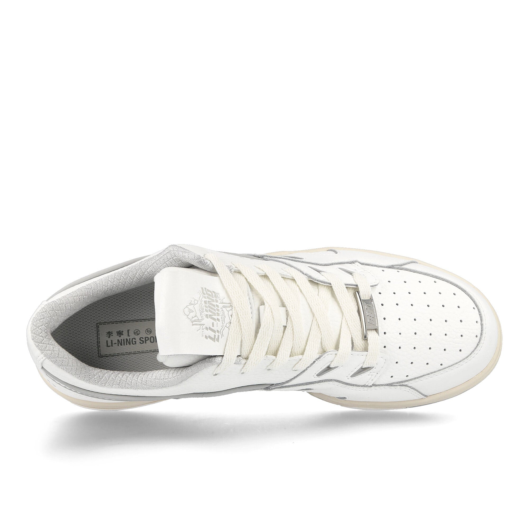 Li-Ning 937 Deluxe Low Bright White Low Top Sneakers Detailfoto | Overkill