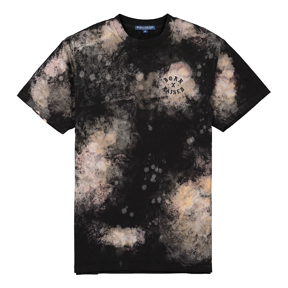 Born X Raised Embroidered Rocker Tee Black T-Shirts B0001EMRCK | Overkill