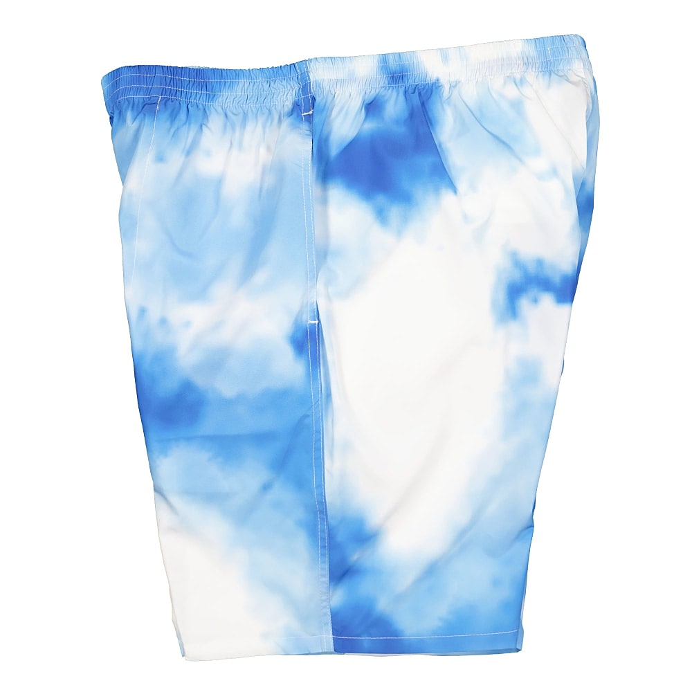 Born X Raised Bleach Out Swim Trunks Blue Swimwear Close-up | Overkill