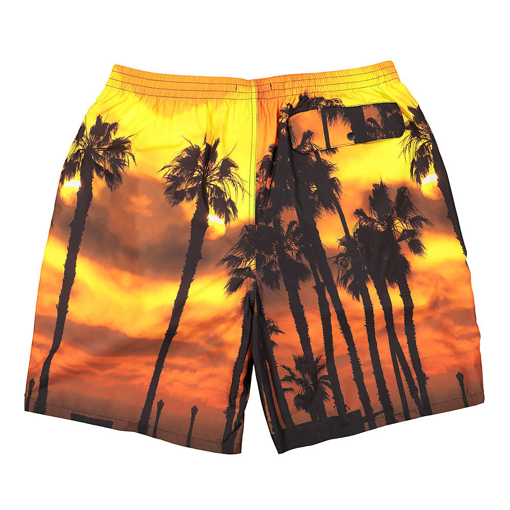 Born X Raised Sunset Swim Trunks Multicolor Swimwear Material | Overkill