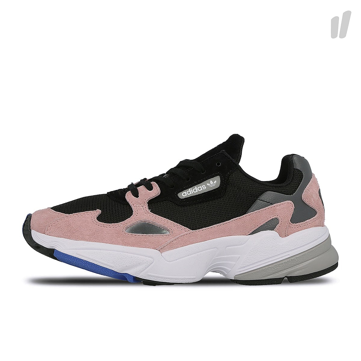 adidas wmns falcon Core Black-Core Black-Light Pink Sneakers B28126 | Overkill