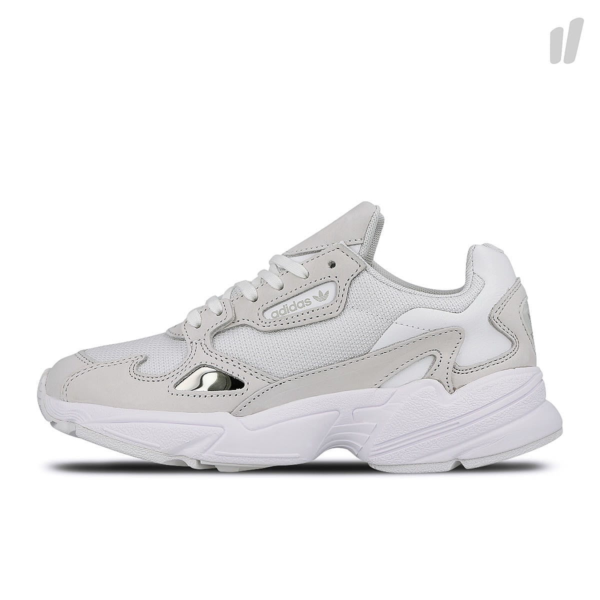 adidas wmns falcon Footwear White-Footwear White-Crystal White Sneakers B28128 | Overkill
