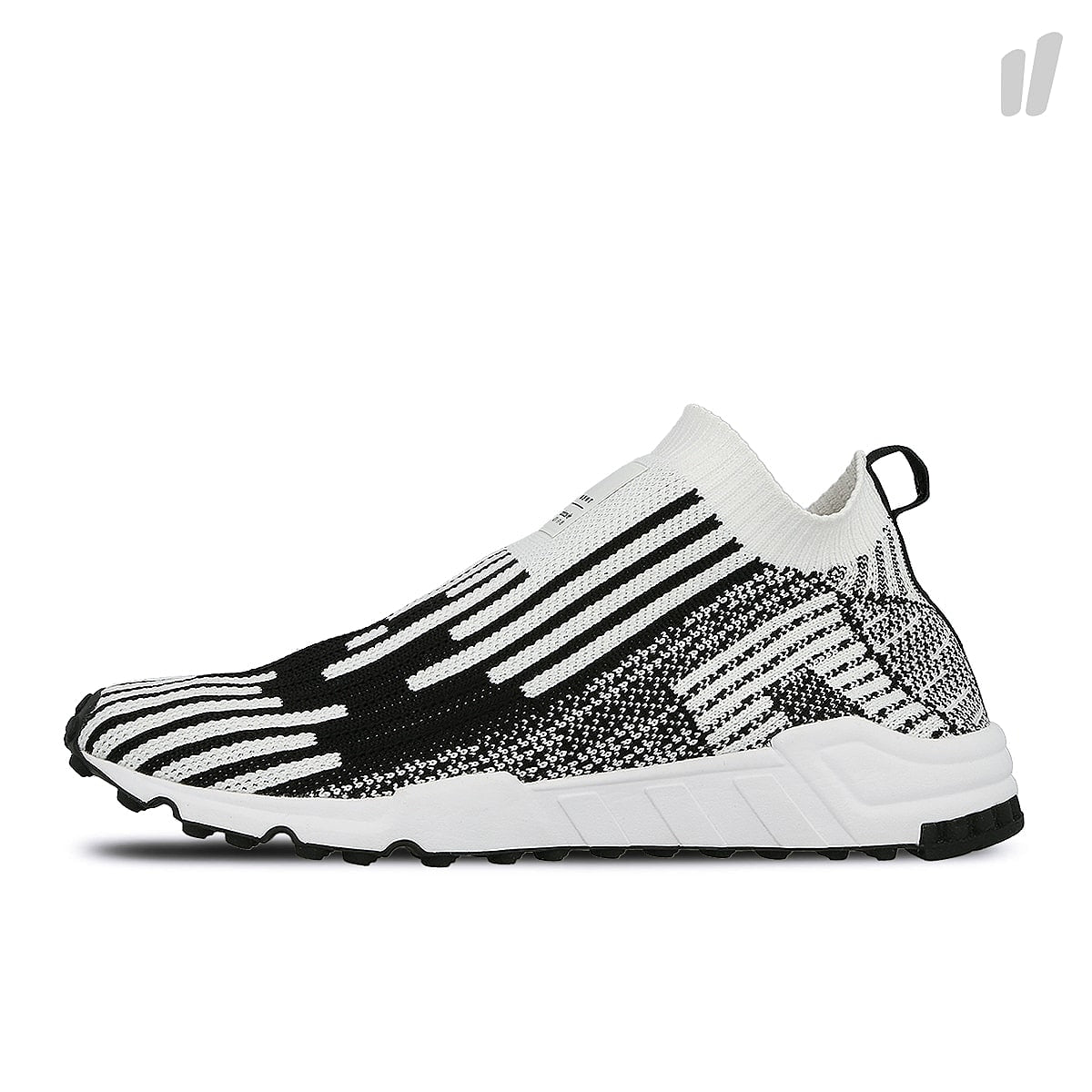 adidas equipment support sock primeknit Footwear White / Core Black / Sub Green Sneakers B37524 | Overkill
