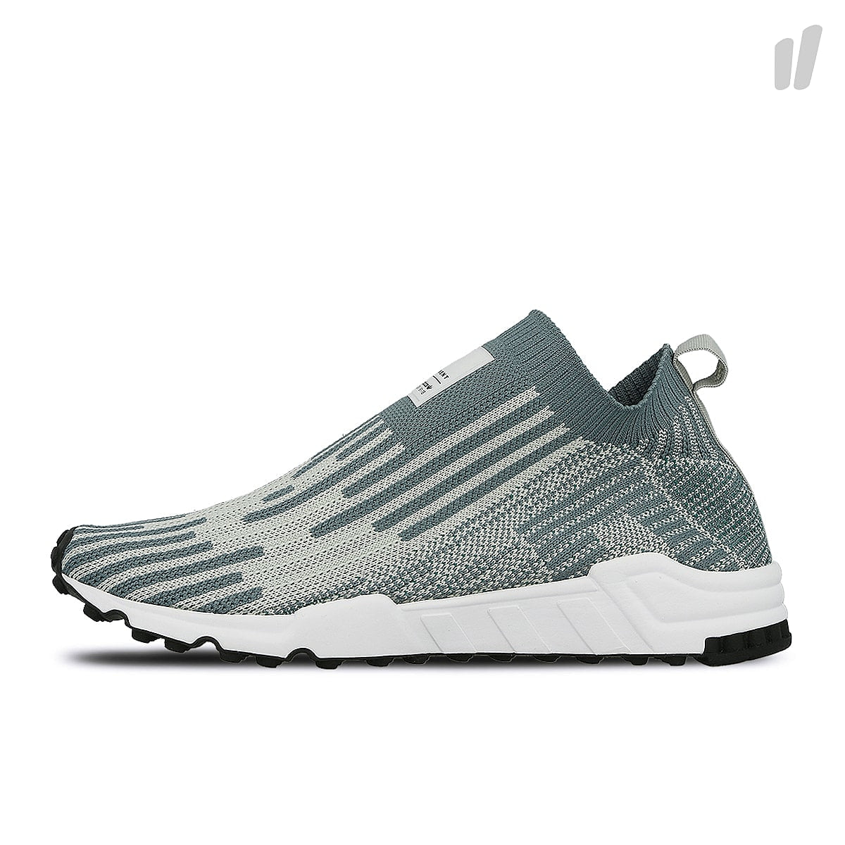 adidas equipment sock primeknit Raw Green / Ash Silver / Core Black Sneakers B37525 | Overkill