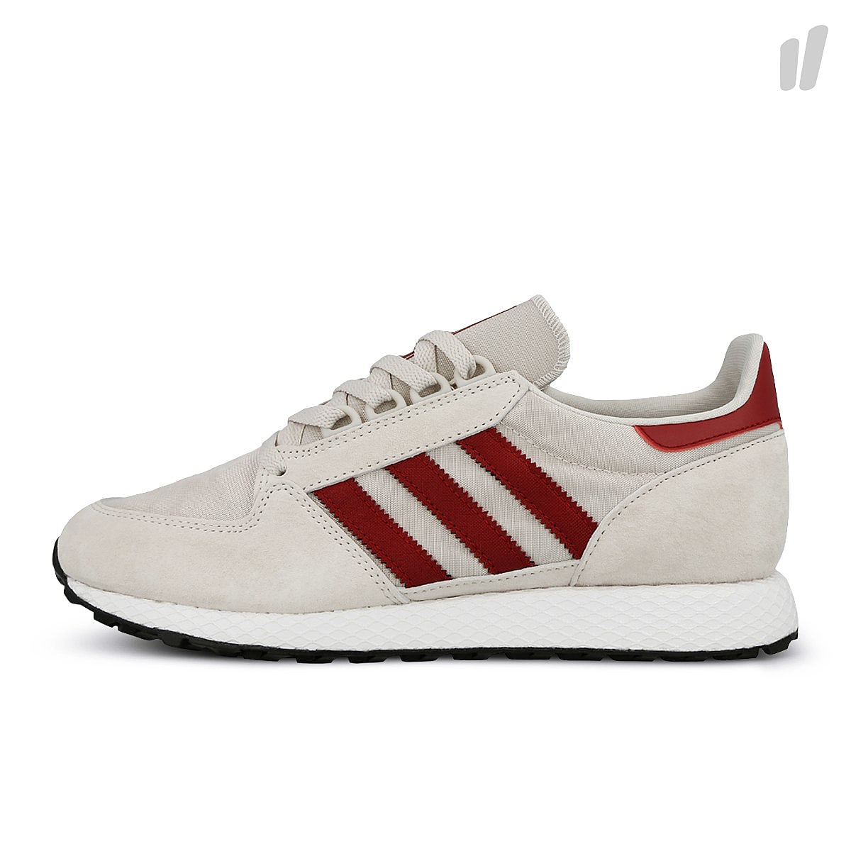 adidas forest grove Chalk Pearl-Footwear White-Core Black Sneakers B41547 | Overkill