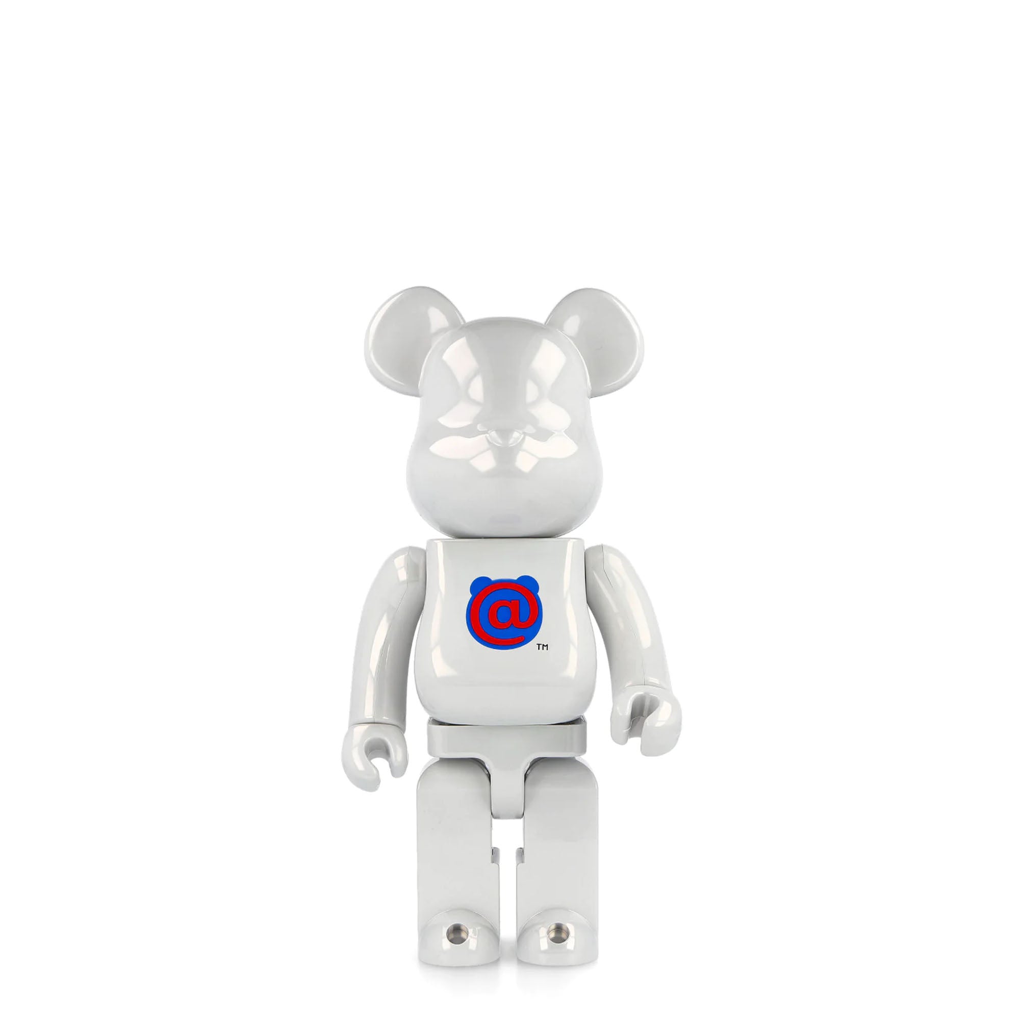 Medicom Be@rbrick 1st Model White Chrome 400% White Collectibles & Toys MDCBB1MWC400 | Overkill