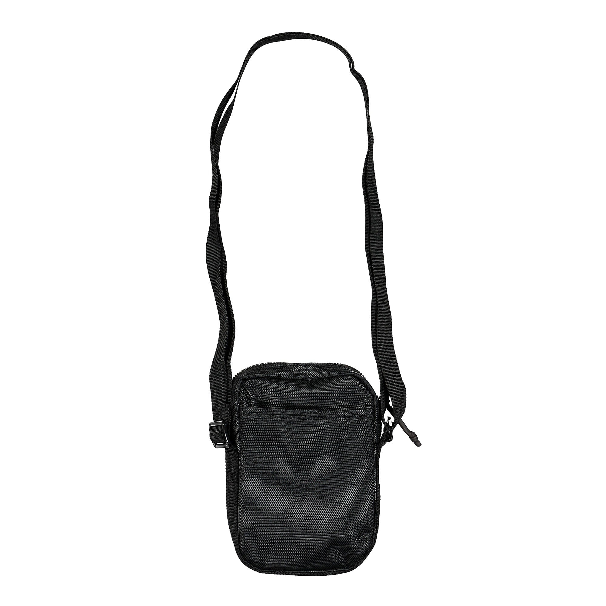 Nike Heritage Items Shoulder Bag Black / Black / White Shoulder & Cross Body Bags Close-up | Overkill