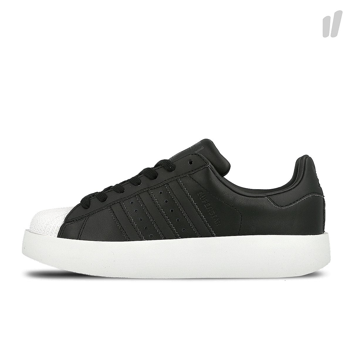 adidas wmns superstar bold Core Black / Core Black / Running White BA7671 | Overkill