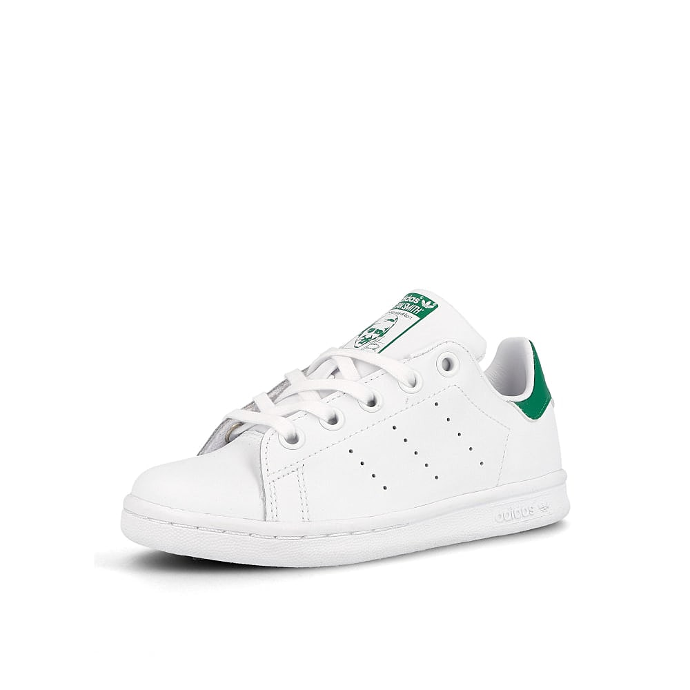 adidas stan smith c Running White-Running White-Green Sneakers Close Up | Overkill