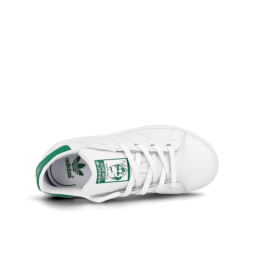 adidas stan smith c Running White-Running White-Green Sneakers Detailfoto | Overkill