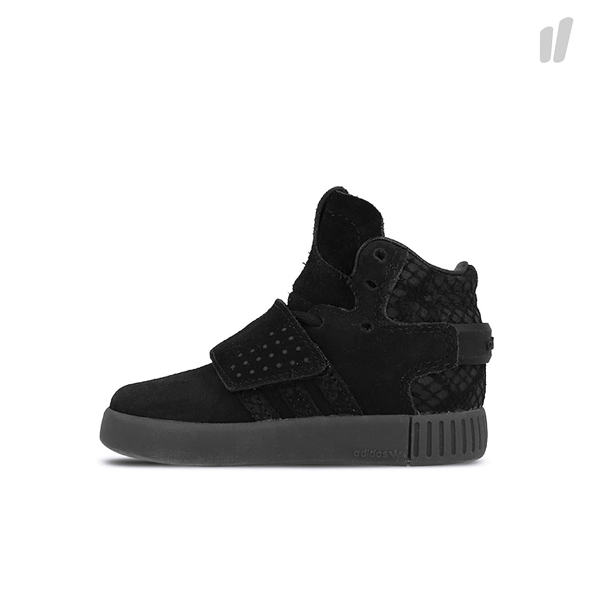 adidas tubular invader strap infants Core Black / Core Black / Utility Black Sneakers BB0401 | Overkill