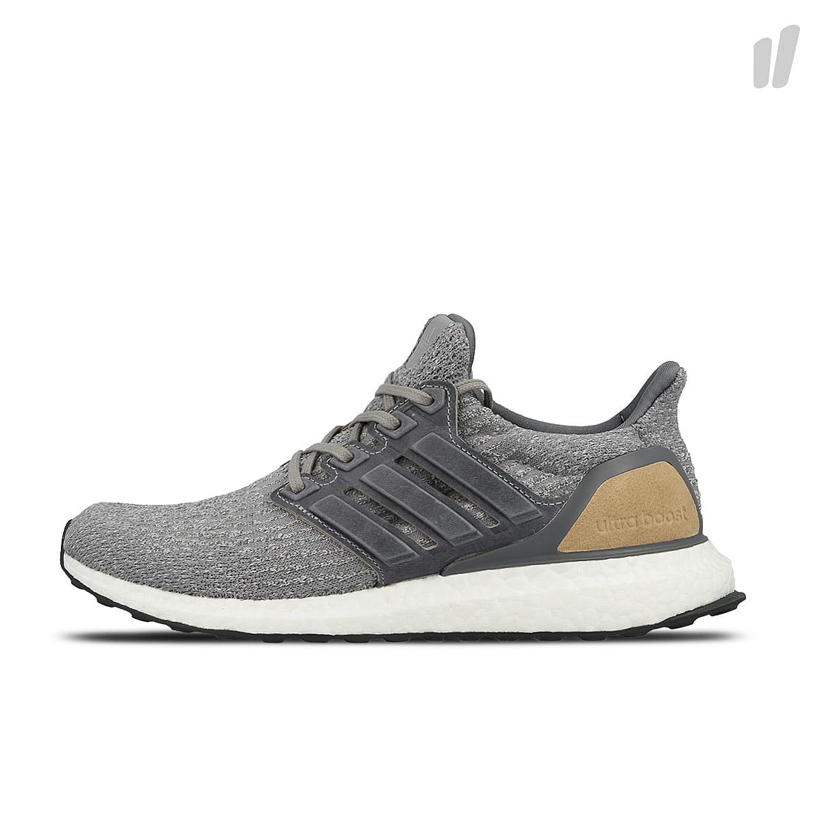 adidas ultraboost limited Mid Grey-Mid Grey-Linen Khaki Sneakers BB1092 | Overkill