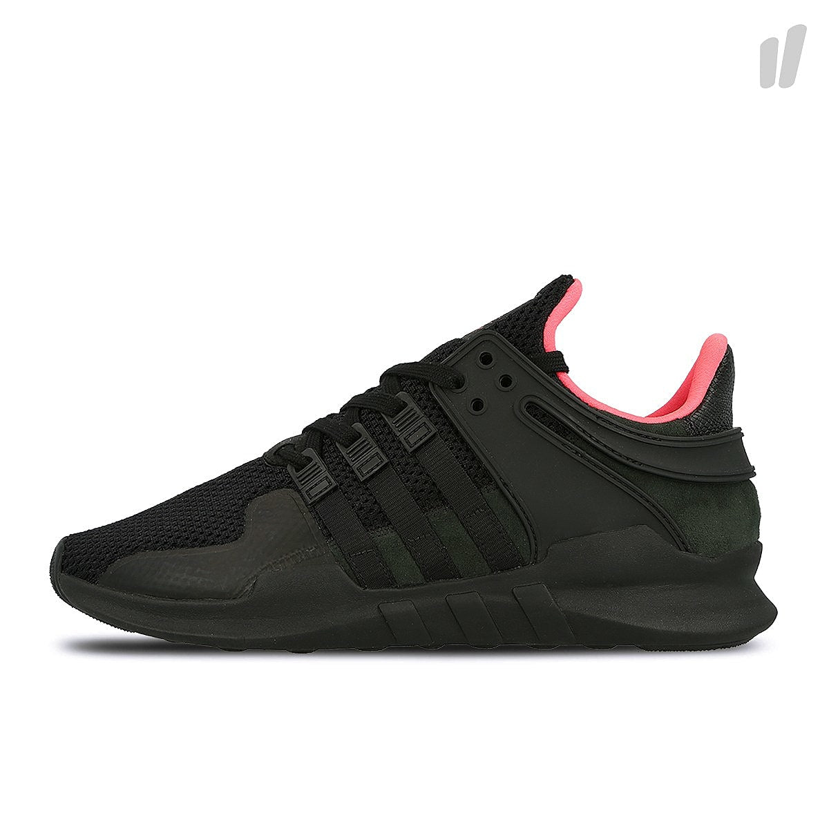 adidas equipment support adv Core Black / Core Black / Turbo Low Top Sneakers BB1300 | Overkill