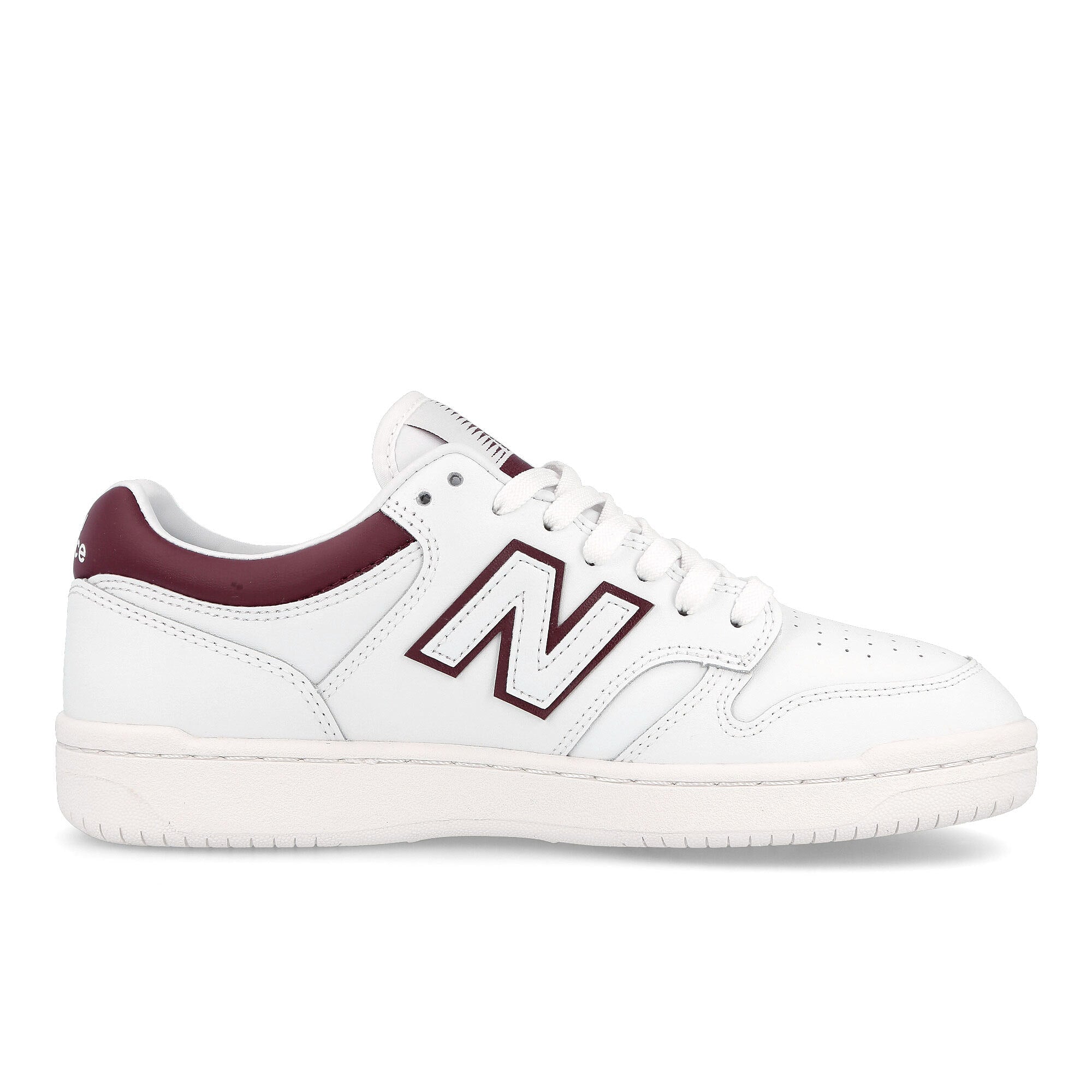 New Balance bb 480 ldb White / Burgundy Material | Overkill