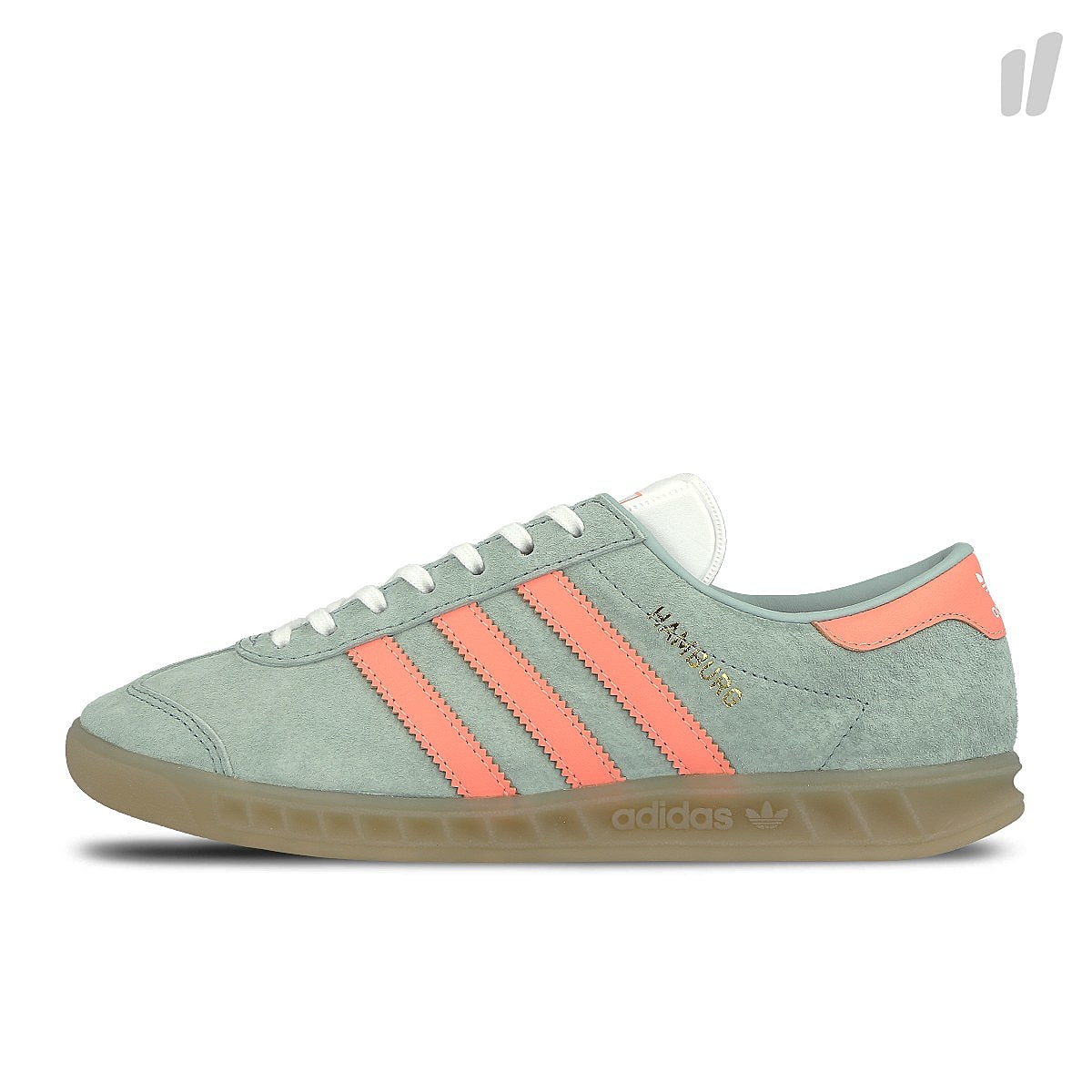 adidas wmns hamburg Tactile Green-Sun Glo-Gum Sneakers BB5111 | Overkill