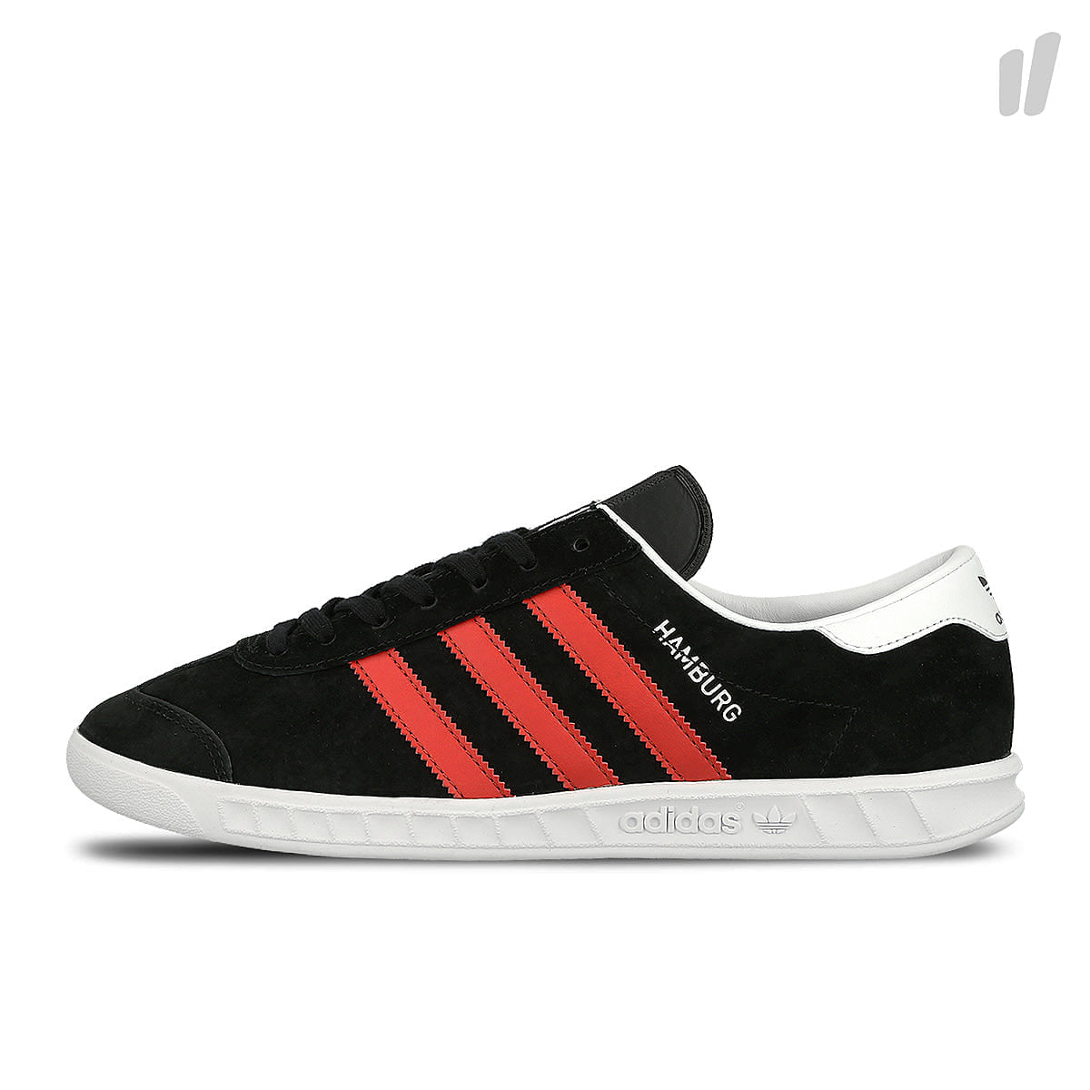 adidas hamburg Core Black-Red-Running White Sneakers BB5300 | Overkill