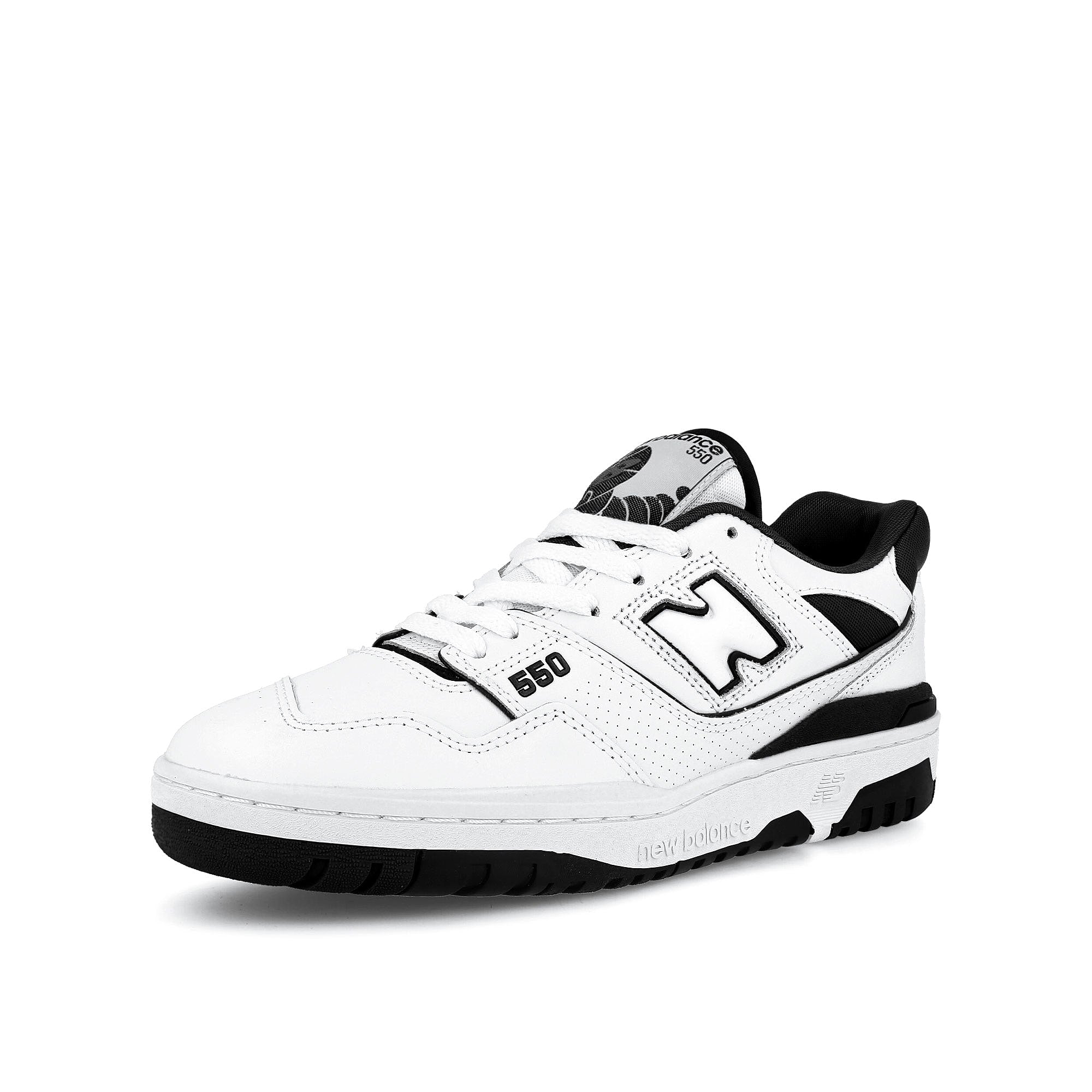 New Balance bb 550 ha1 White / Black Low Top Sneakers Close Up | Overkill