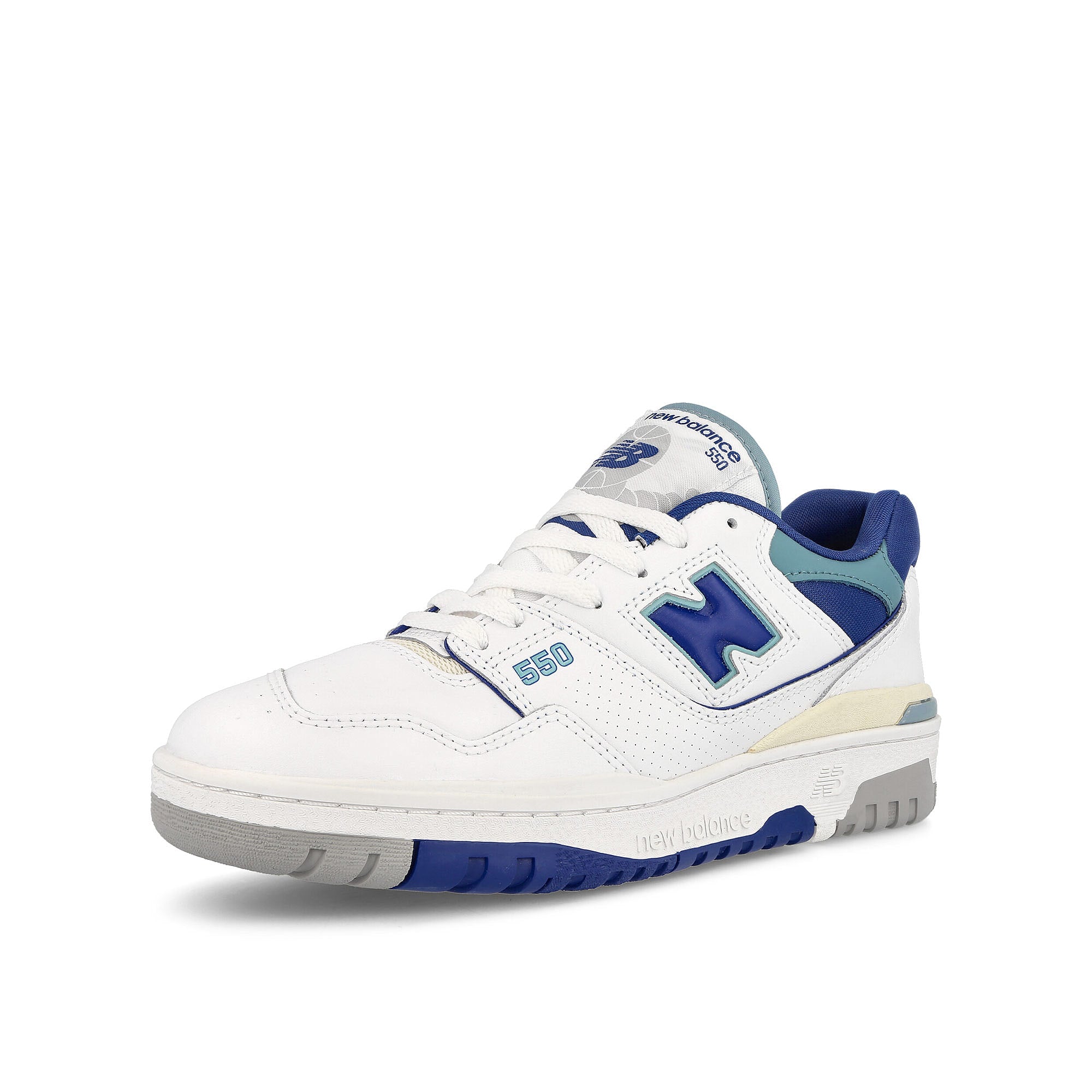 New Balance BB550NCC White-Blue Groove Sneakers Close Up | Overkill