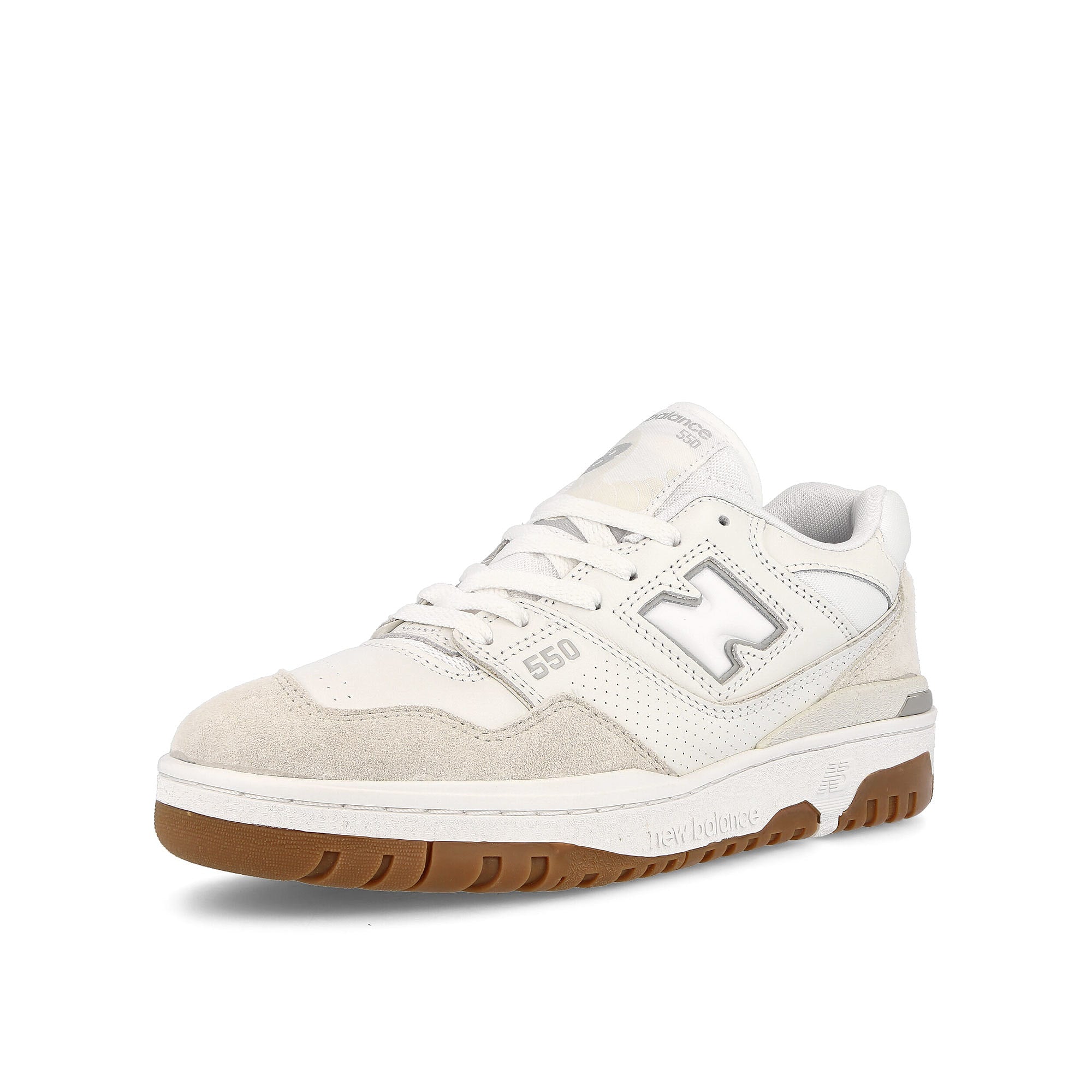 New Balance BB550WGU White Sneakers Close Up | Overkill