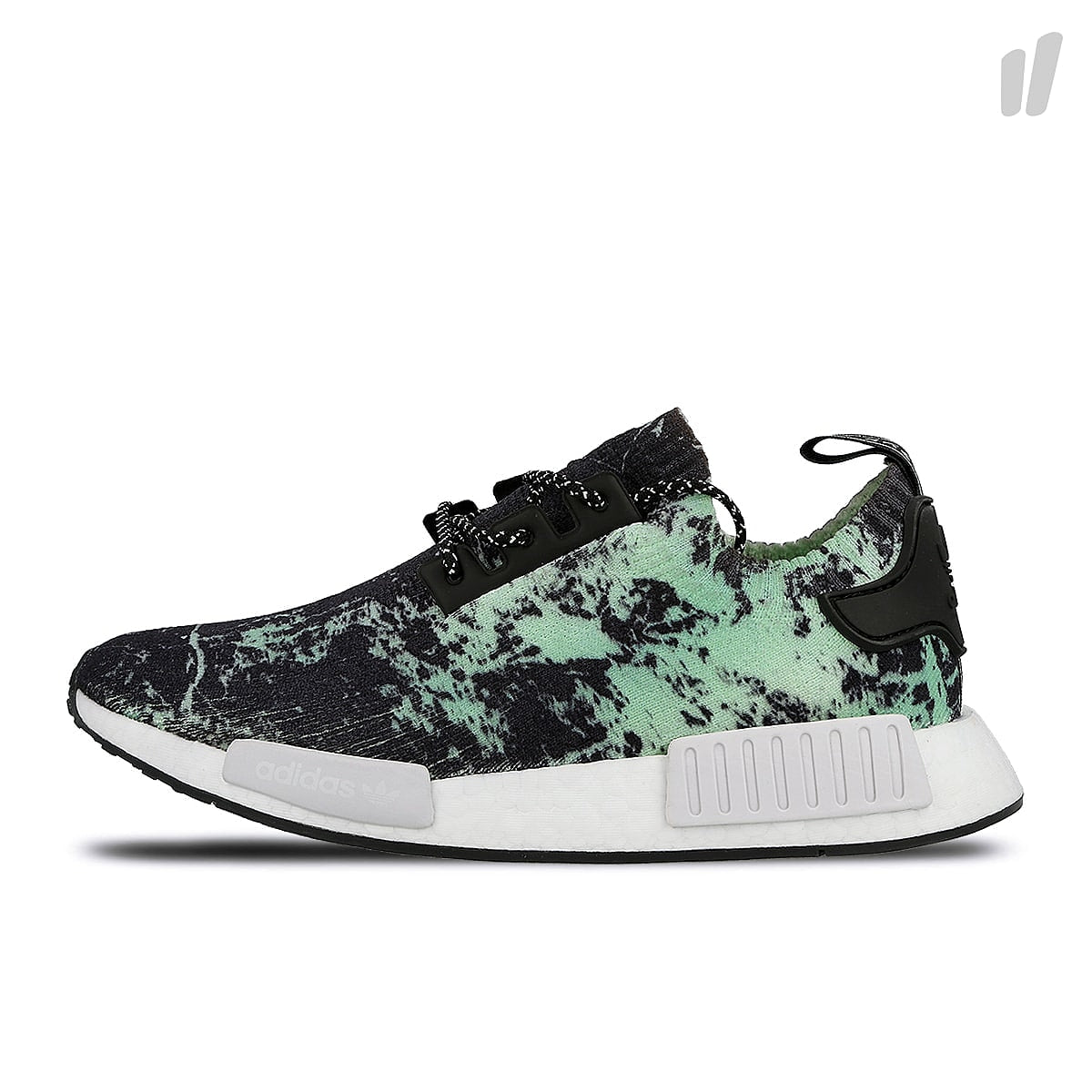 adidas nmd r1 primeknit Core Black-Running White-Aero Green Sweatshirts BB7996 | Overkill