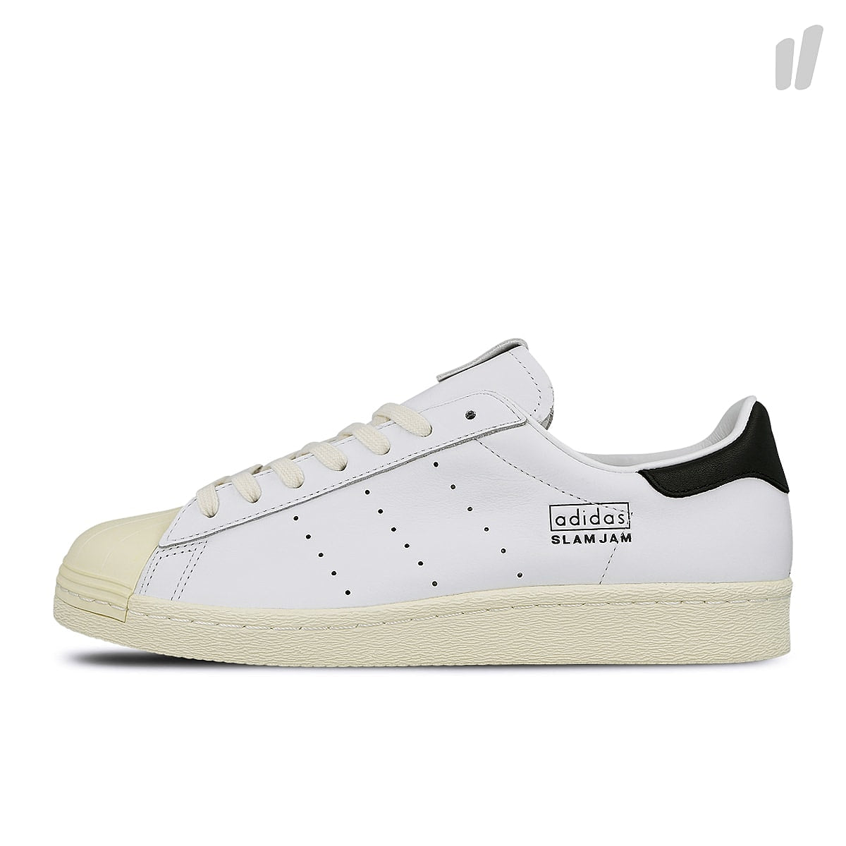 adidas Slam Jam x adidas Consortium Superstar 80s Fottwear White-Footwear White-Footwear White Sneakers BB9485 | Overkill