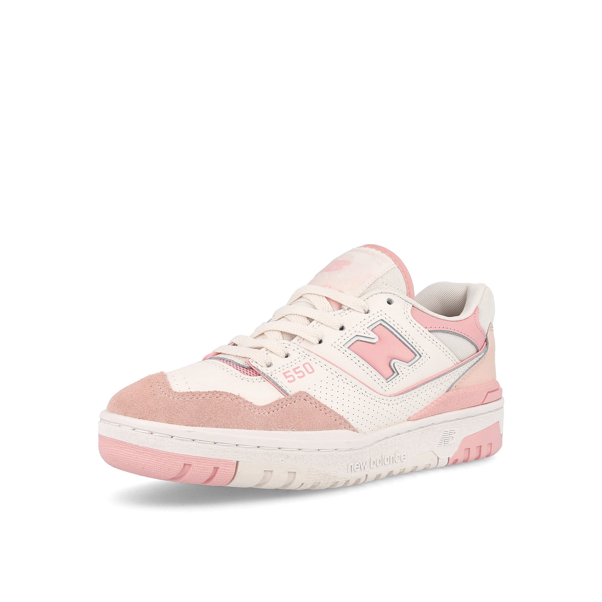 New Balance bbw550wp Pink Low Top Sneakers Close Up | Overkill