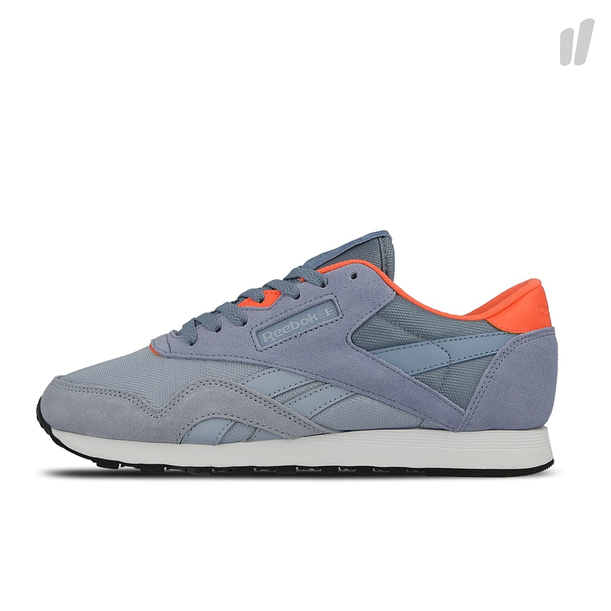 Reebok wmns classic nylon magic Gable Grey-Blue-Purple Sneakers BD1777 | Overkill