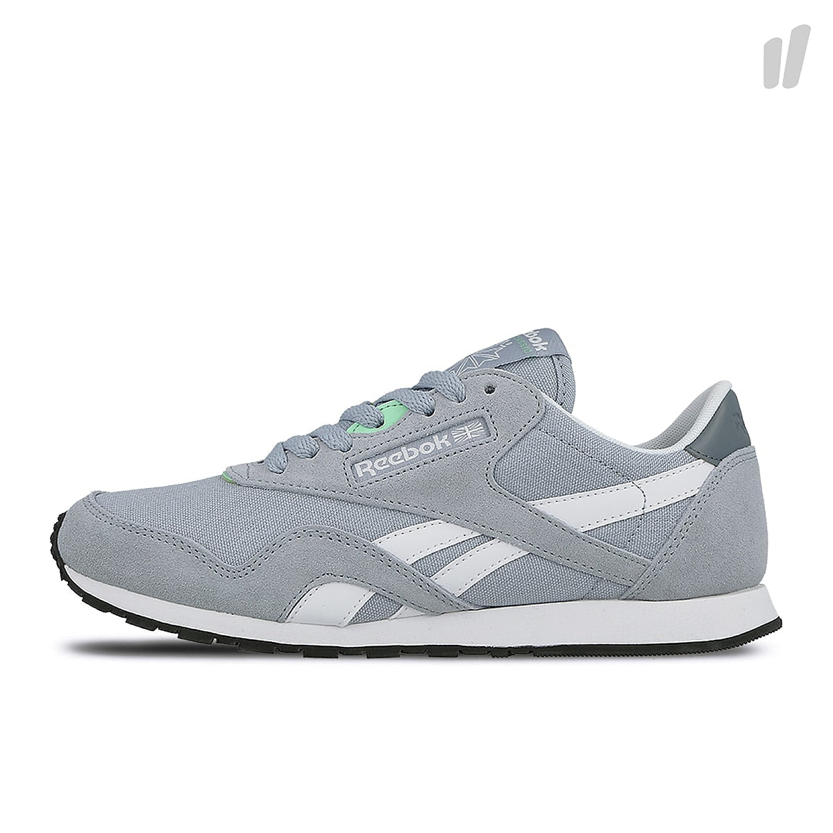 Reebok wmns classic nylon slim hv Grey / Stonewash / White / Mint Sneakers BD1784 | Overkill