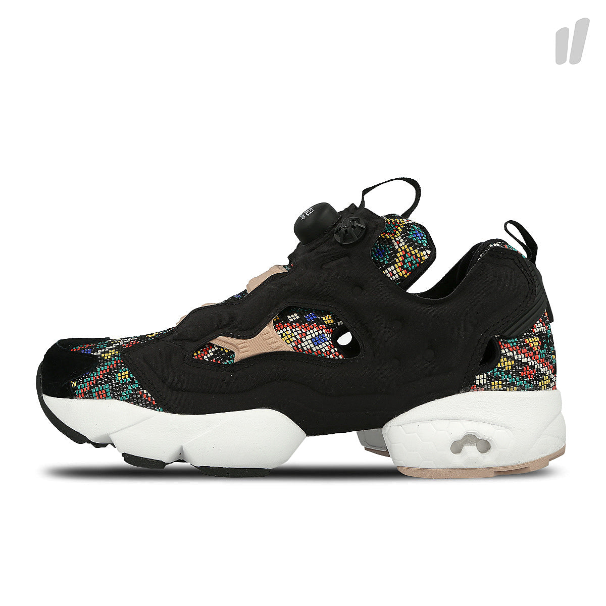 Reebok wmns instapump fury gt Black / White / Dusty Pink Sneakers BD3095 | Overkill