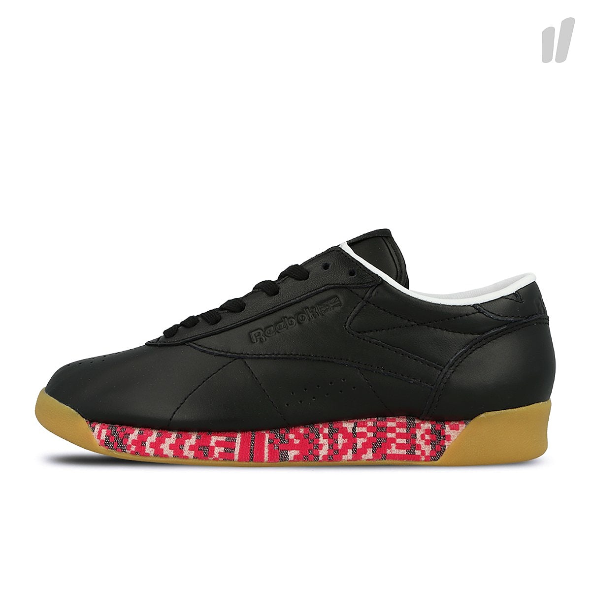 Reebok freestyle lo old meets new Black / White / Gum Sneakers BD3158 | Overkill