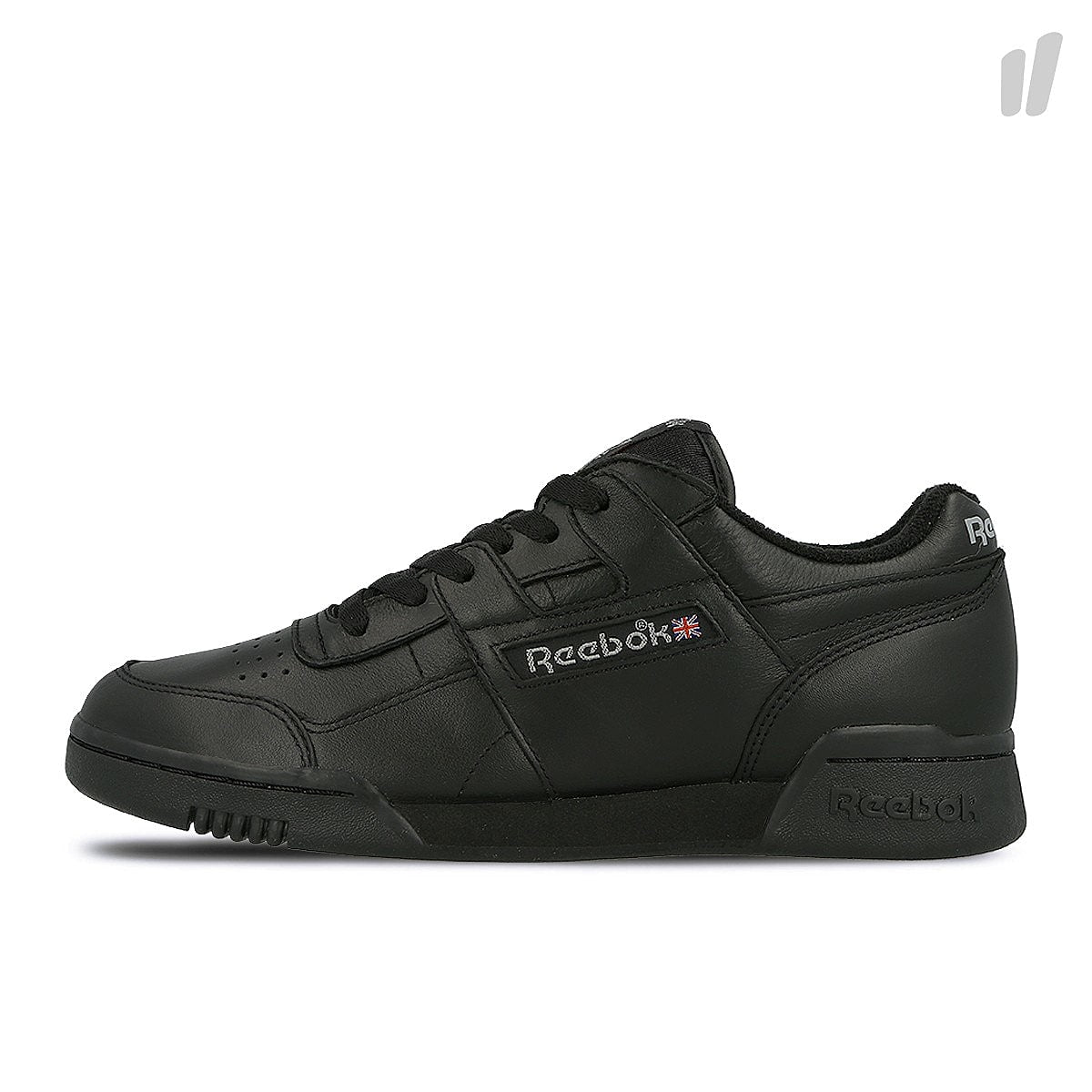 Reebok workout plus vintage Black / Carbon / Classic Red Sneakers BD3387 | Overkill