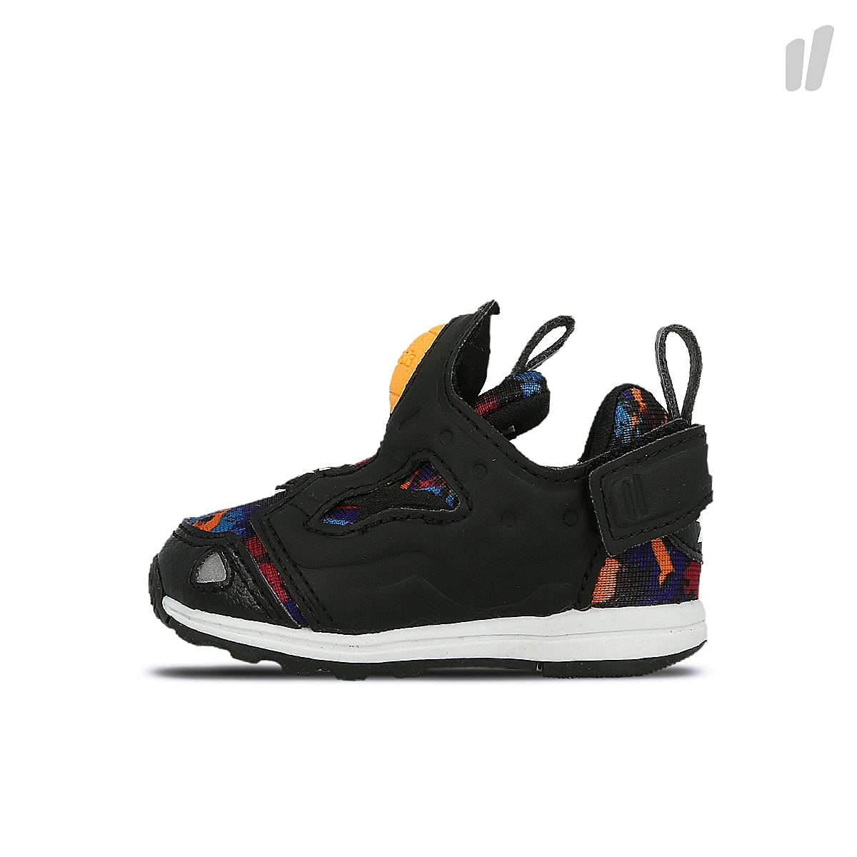 Reebok versa pump fury syn ar infants Black-Teal-Purple-Orange Sneakers BD4471 | Overkill