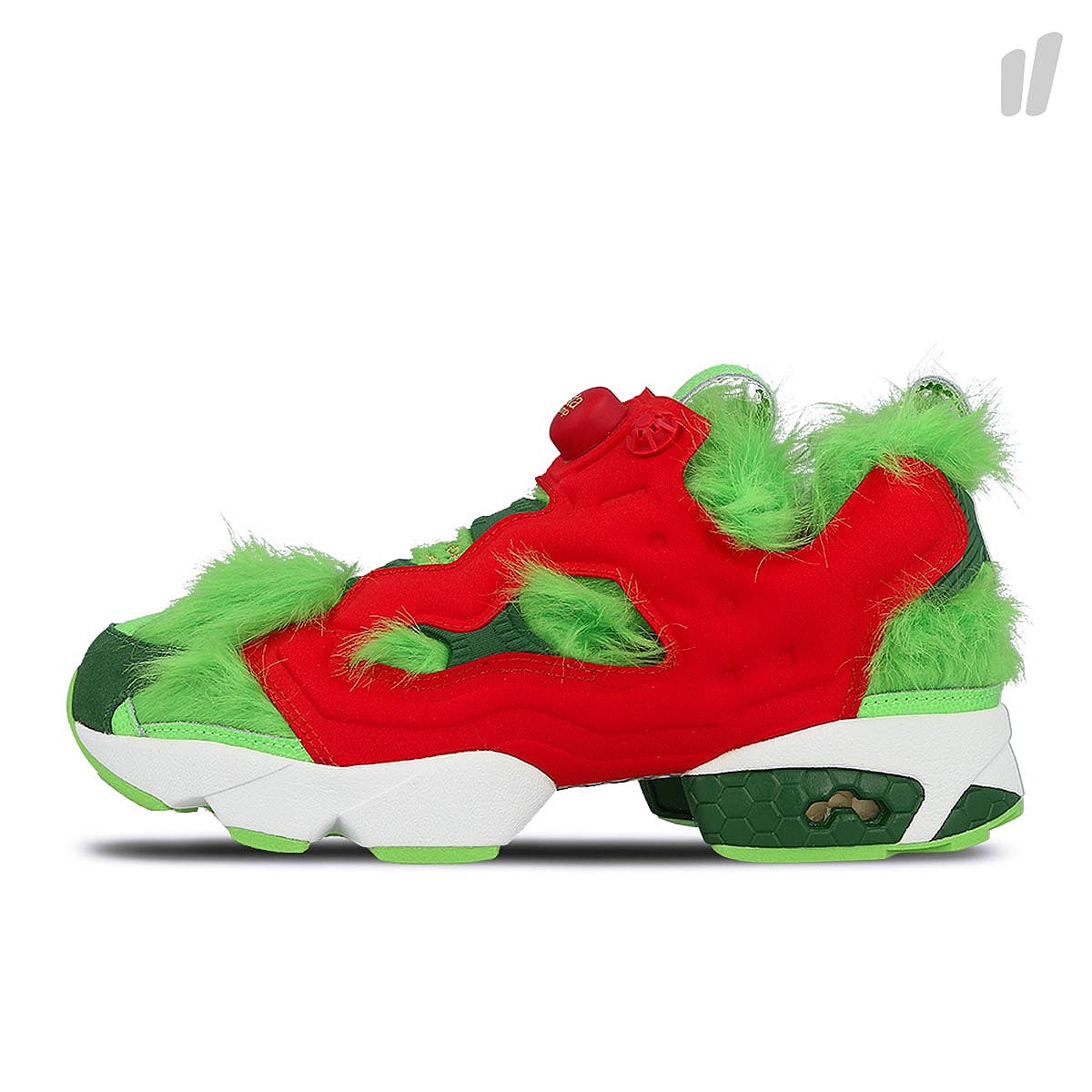 Reebok instapump fury cv Semi Solar Green-Scarlet Sneakers BD4758 | Overkill